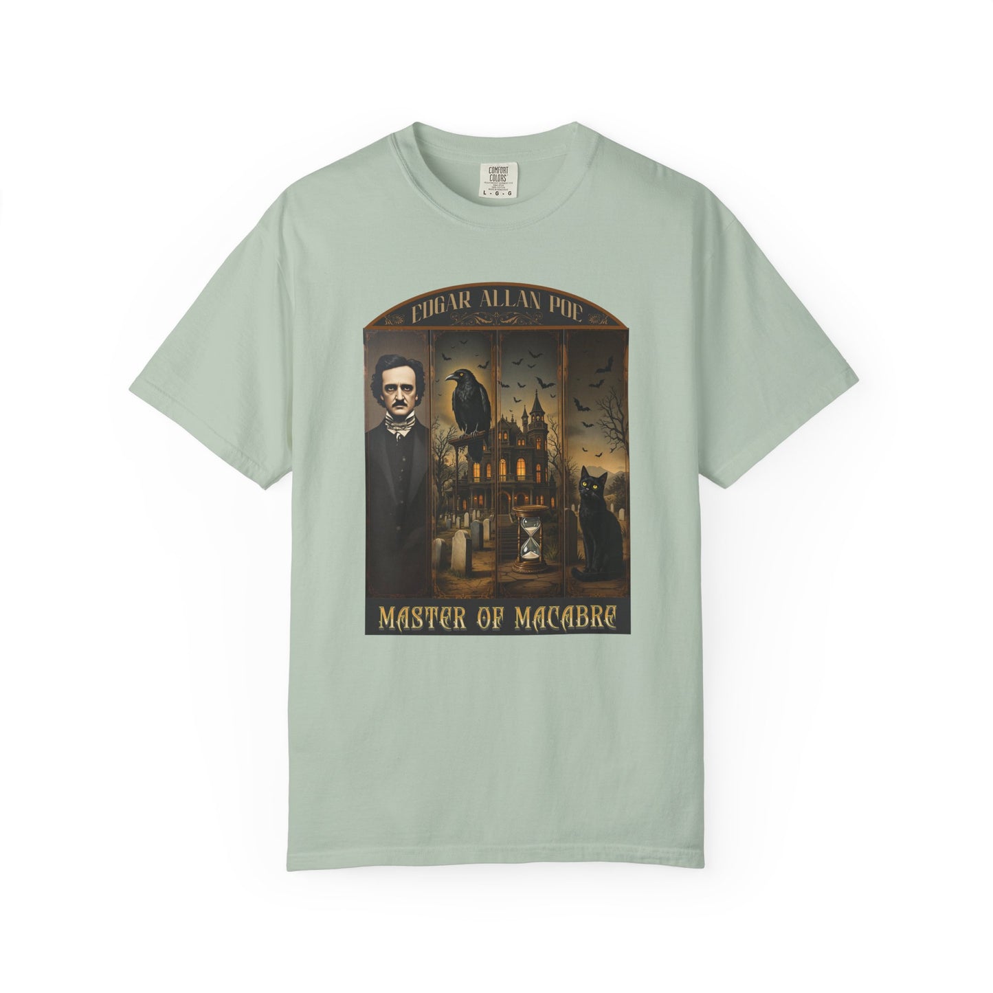 Edgar Allan Poe T-Shirt Gothic Graphic Tee The Raven Nevermore Quote Horror Literature Shirt Dark Academia Aesthetic Halloween Party Gift T-Shirt Printify Bay S