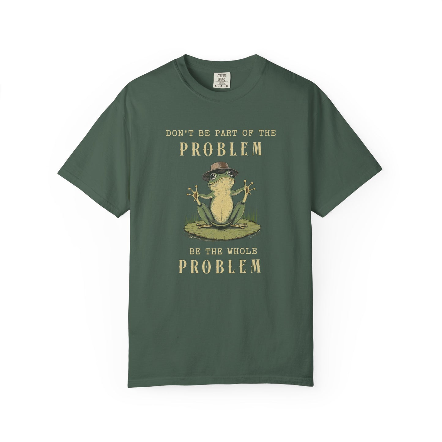 Funny Frog T-Shirt Retro Self Care Froggy Meme Shirt Vintage Frog And Toad Aesthetic Frog Lover Gift For Her Birthday Viral Trendy Shirt T-Shirt Printify Blue Spruce S