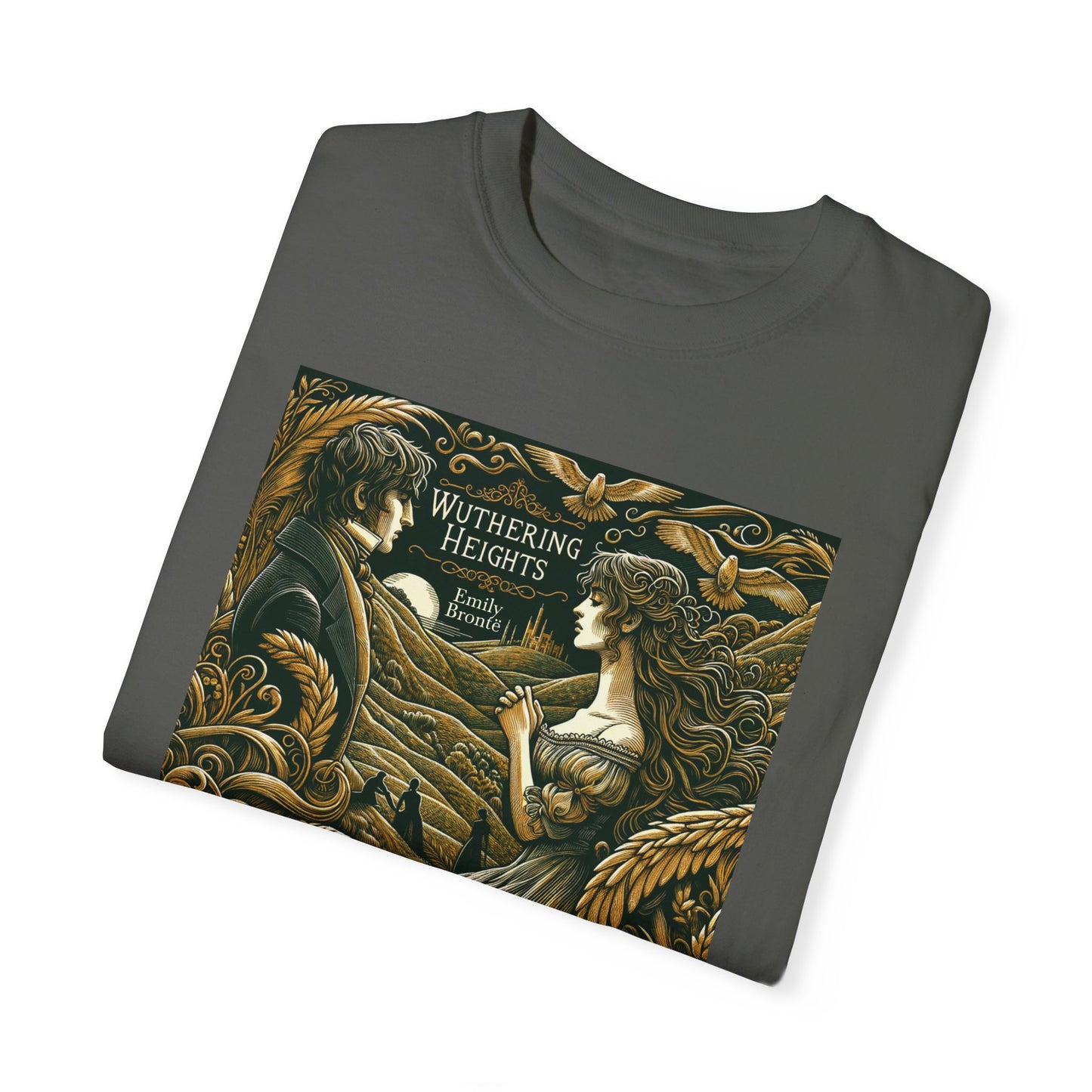 Wuthering Heights T-Shirt Emily Brontë Romantasy Literarure Shirt Bookish Academia Gift For Her Birthday Heathcliffe Bookclub Booknerd Tee