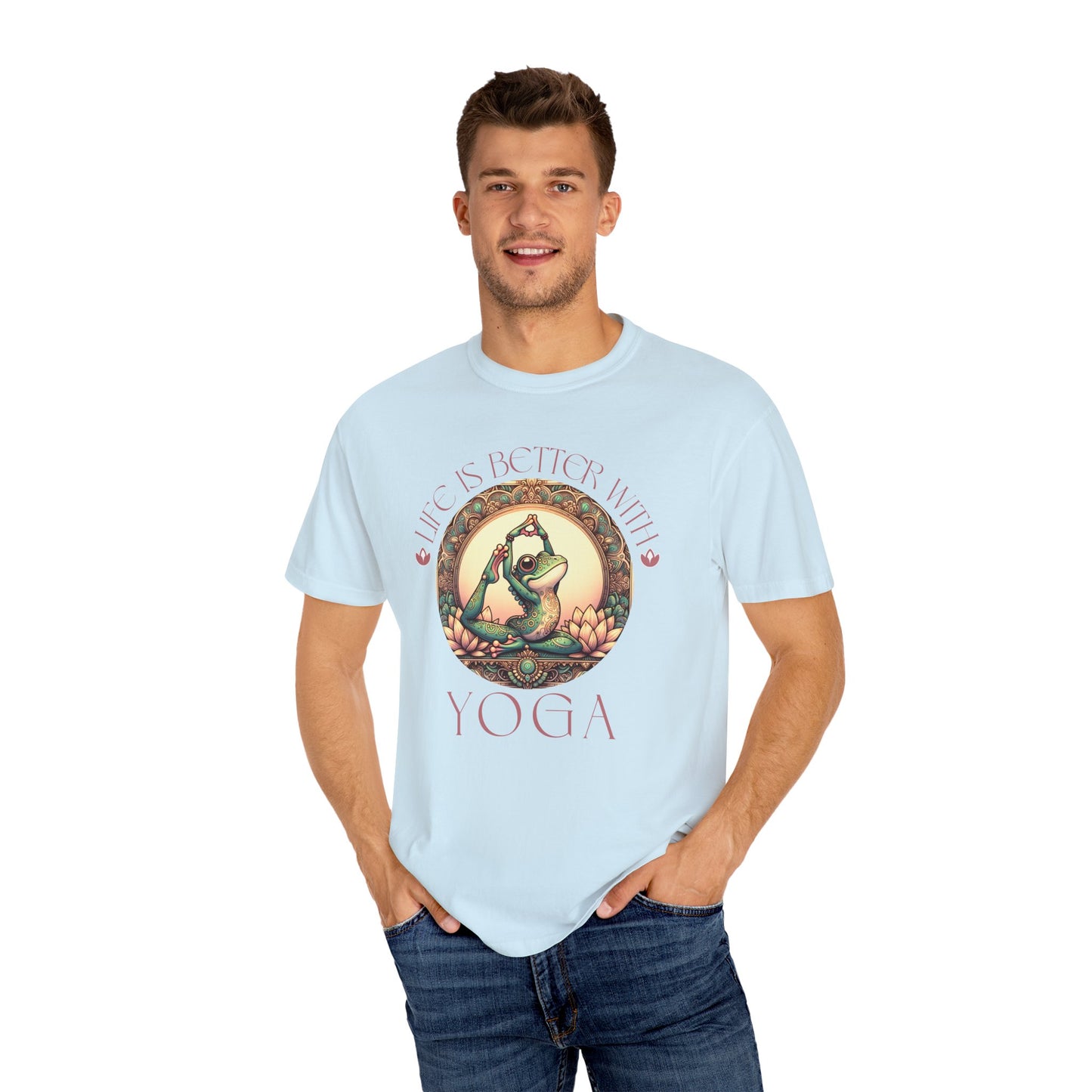 Yoga Frog Life Is Better With Yoga Unisex T-Shirt, Casual Wear, Highlander Fan Gift,