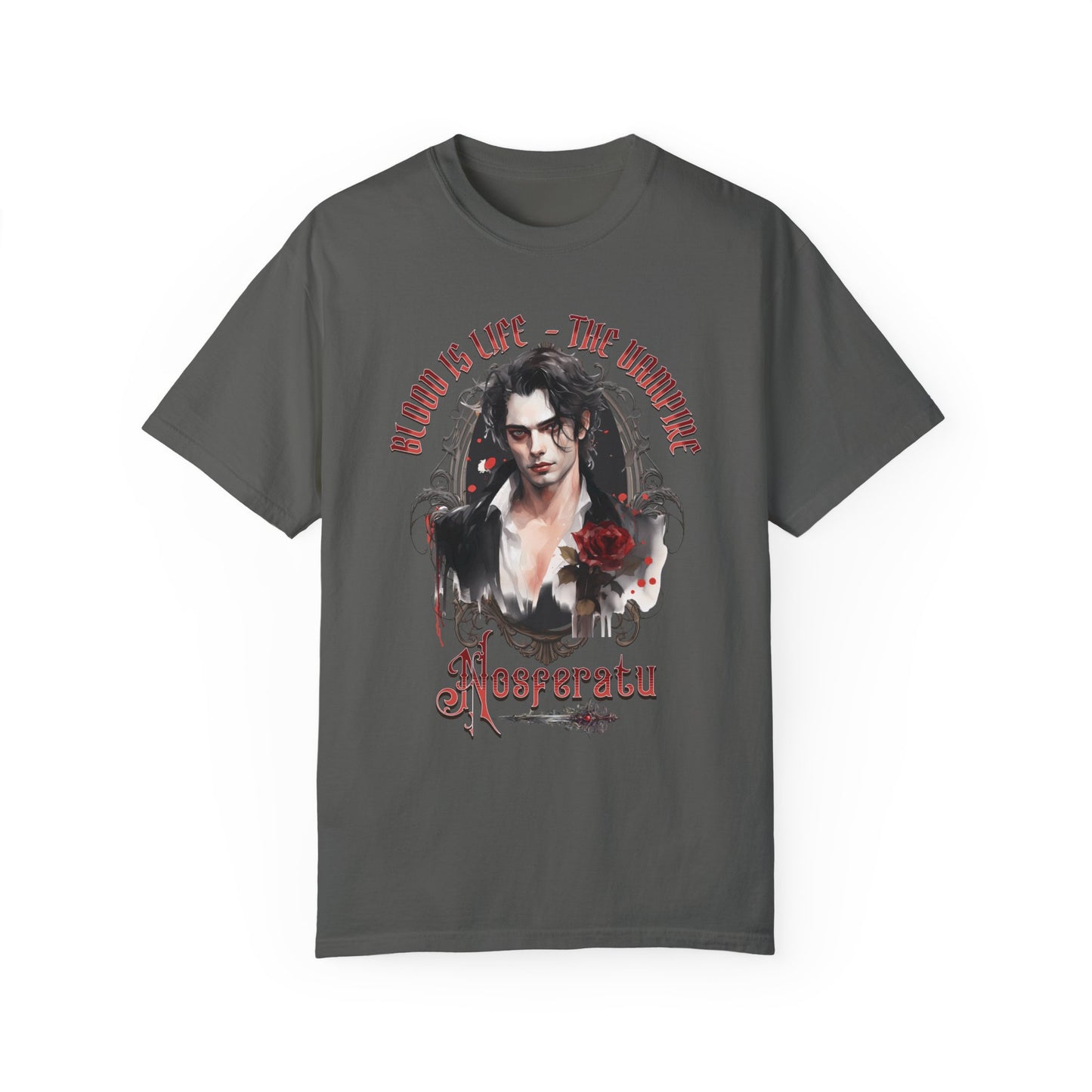 Vampire Nosferatu TShirt Dark Romance Gift For Vampire Lovers Mystic Falls Shirt Halloween Gift For Her Party Paranormal Romance Reader Gift T-Shirt Printify