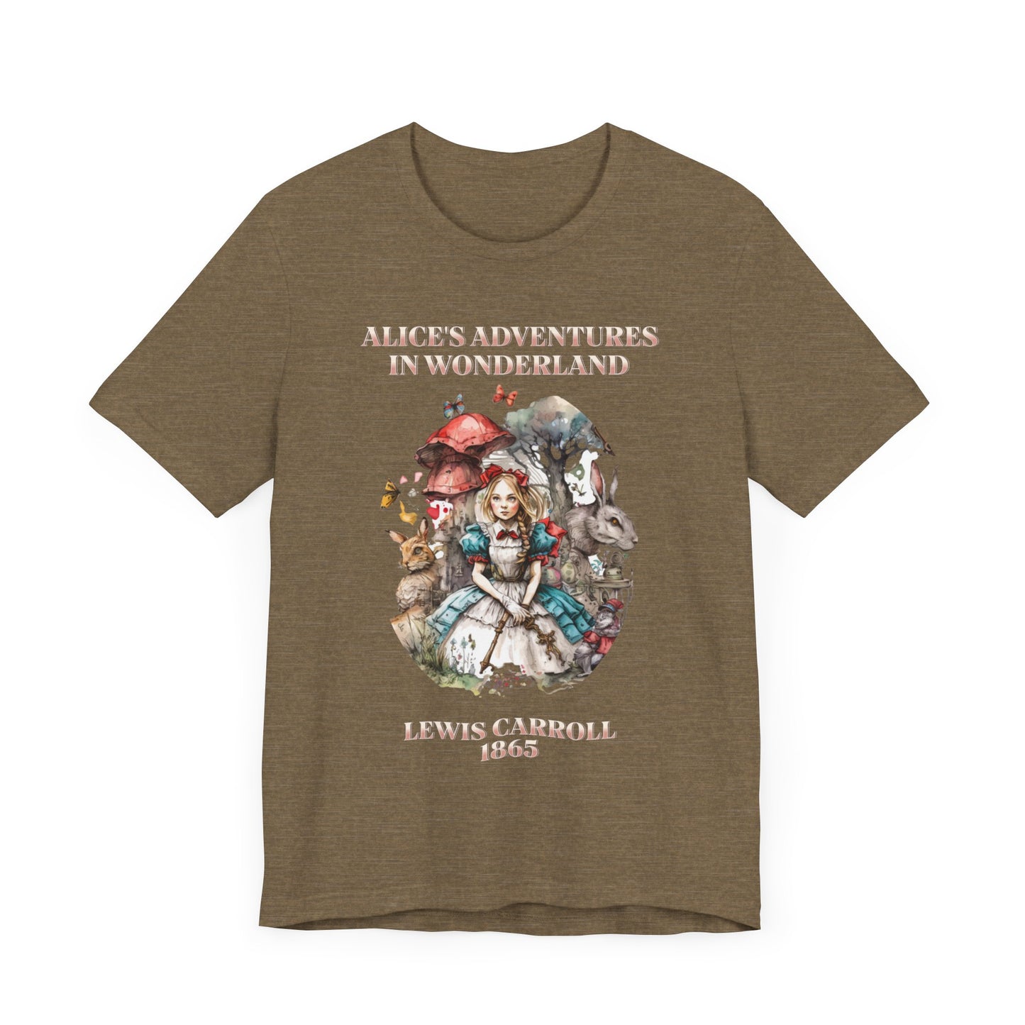 Unisex Jersey Short Sleeve Tee Alice in Wonderland T-Shirt Printify