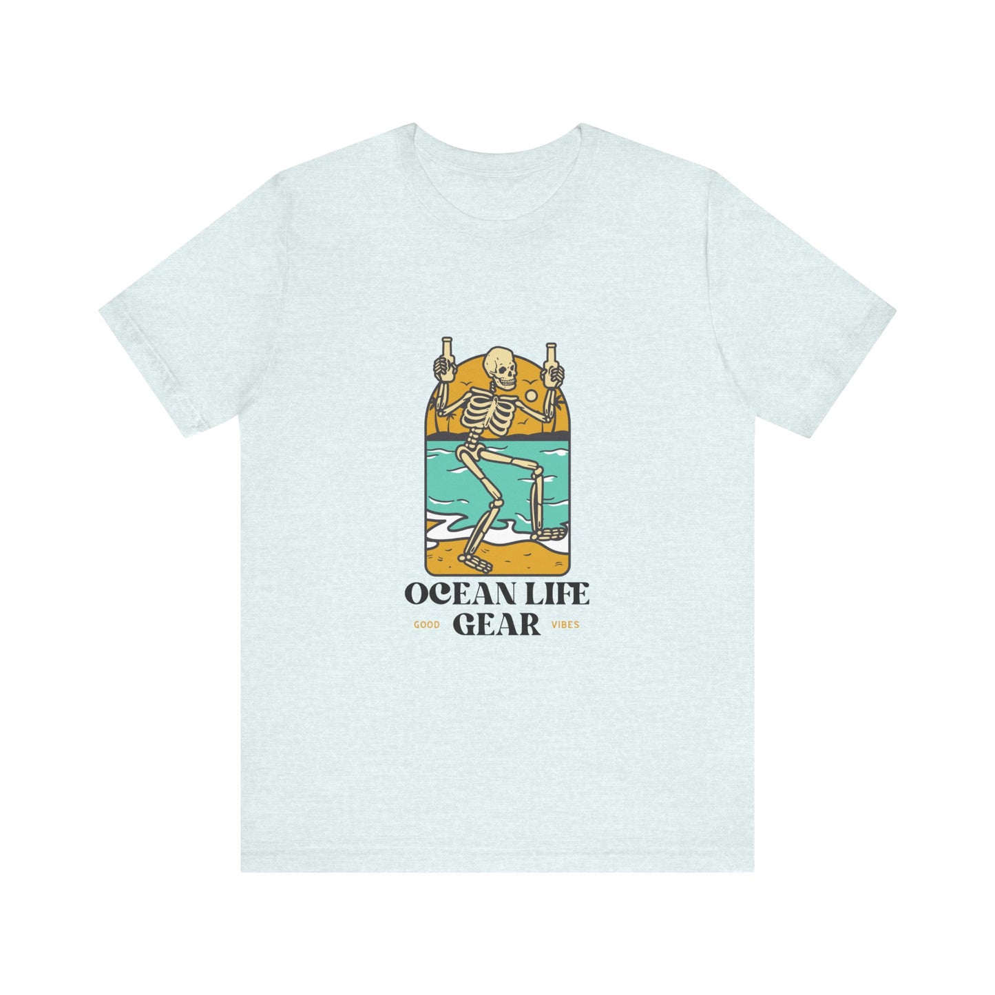 Scuba Diving Gift, Snorkel Tee, Scuba Diving Shirt, Scuba Diver Gift, Ocean Lover TShirt, Gifts For Snorkeler Scuba Divers, Ocean Life Gear T-Shirt Printify Heather Ice Blue XS