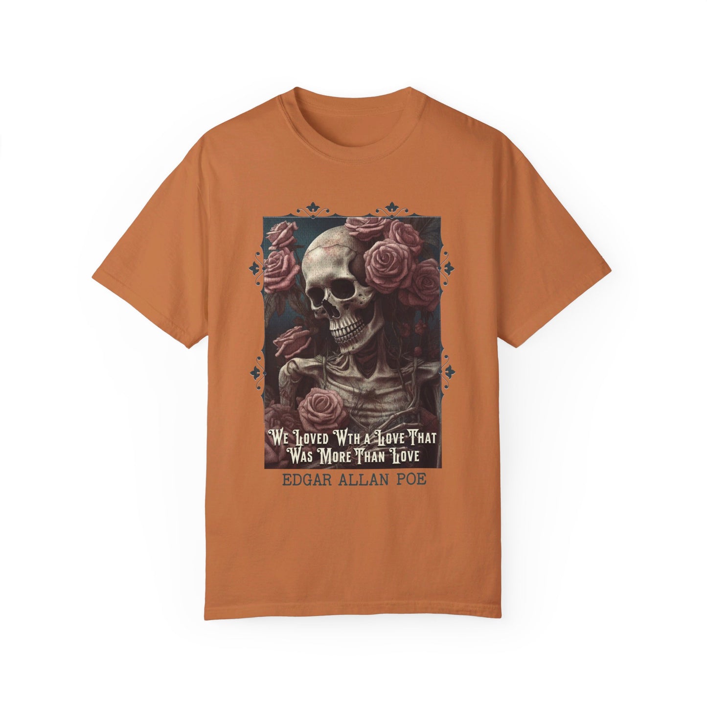 Edgar Allan Poe T-Shirt, Annabel-Lee Novel Vintage Book, Reading Lover Shirt, Halloween, Gothic, Light Academia Gift, Comfort Colours TShirt T-Shirt Printify Yam S