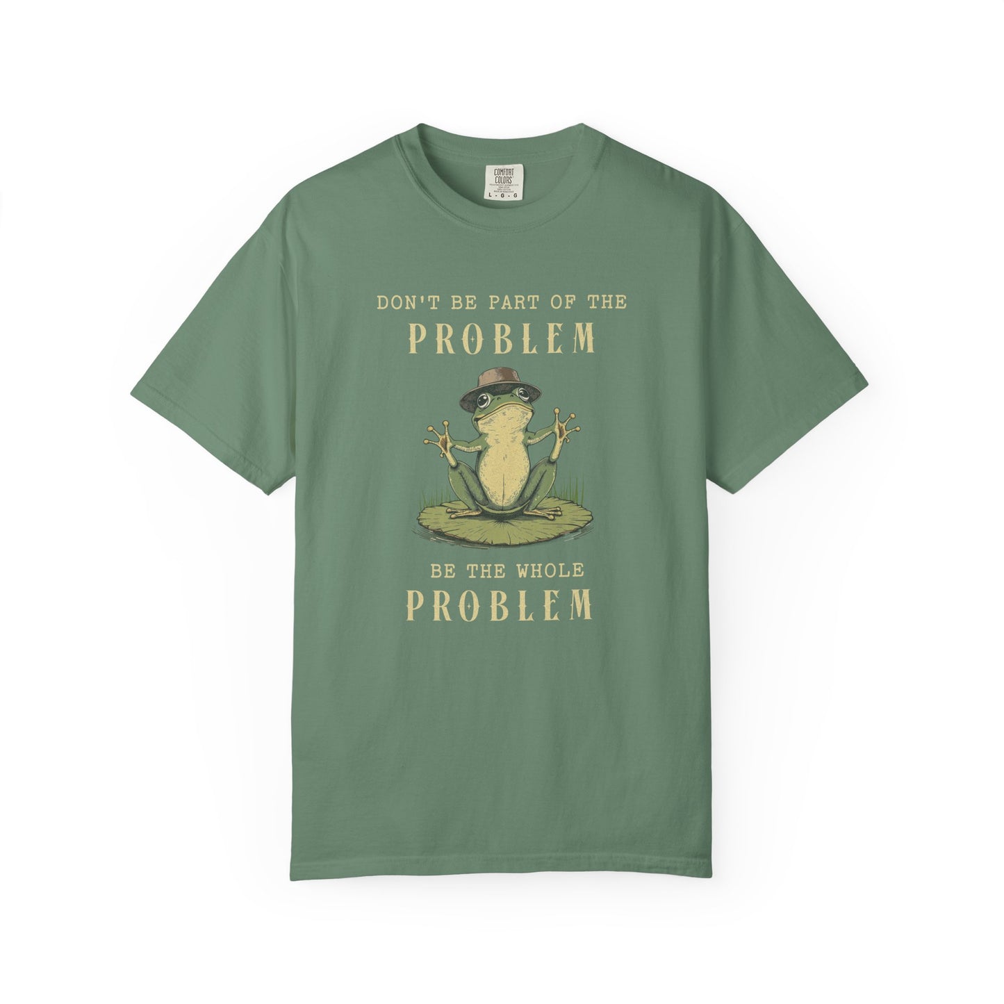 Funny Frog T-Shirt Retro Self Care Froggy Meme Shirt Vintage Frog And Toad Aesthetic Frog Lover Gift For Her Birthday Viral Trendy Shirt T-Shirt Printify Light Green S