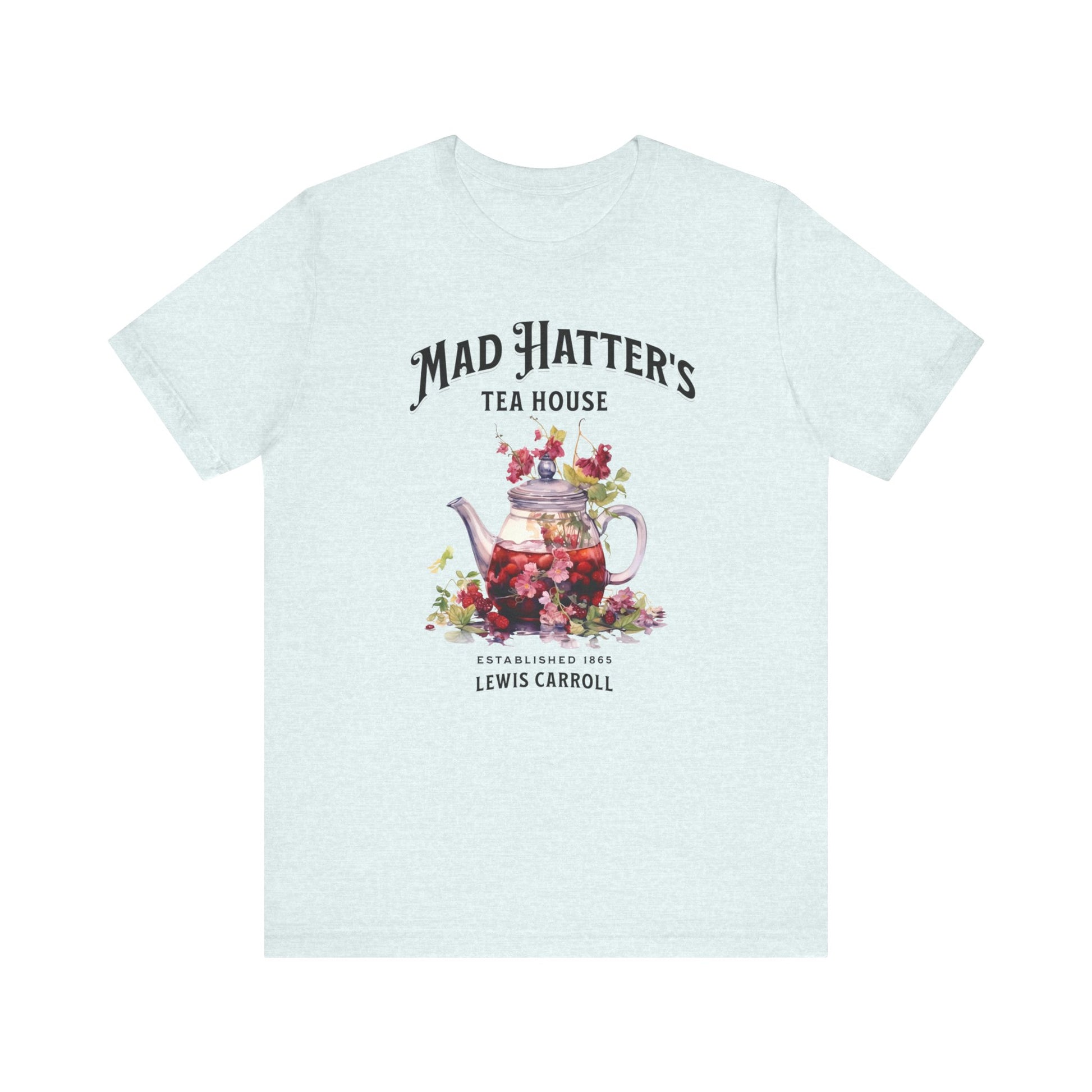 3001 Unisex Jersey Short Sleeve Tee Alice in Wonderland T-Shirt Printify Heather Ice Blue S