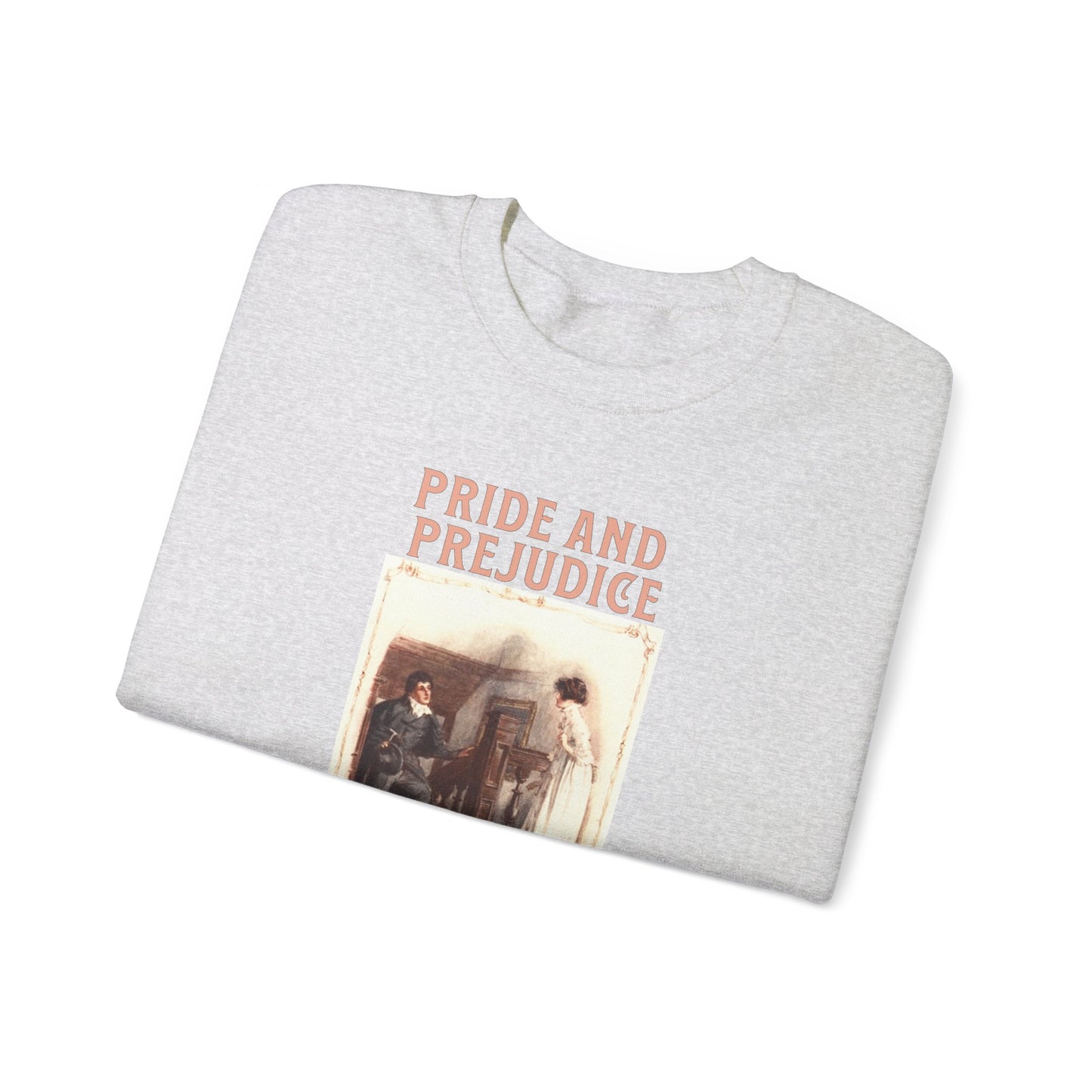 Jane Austen Sweatshirt, Pride & Prejudice Historical Romance Sweater, Bookish Literary Jane Austen Fan Art, Gift for Her, Bookclub Shirt Sweatshirt Printify