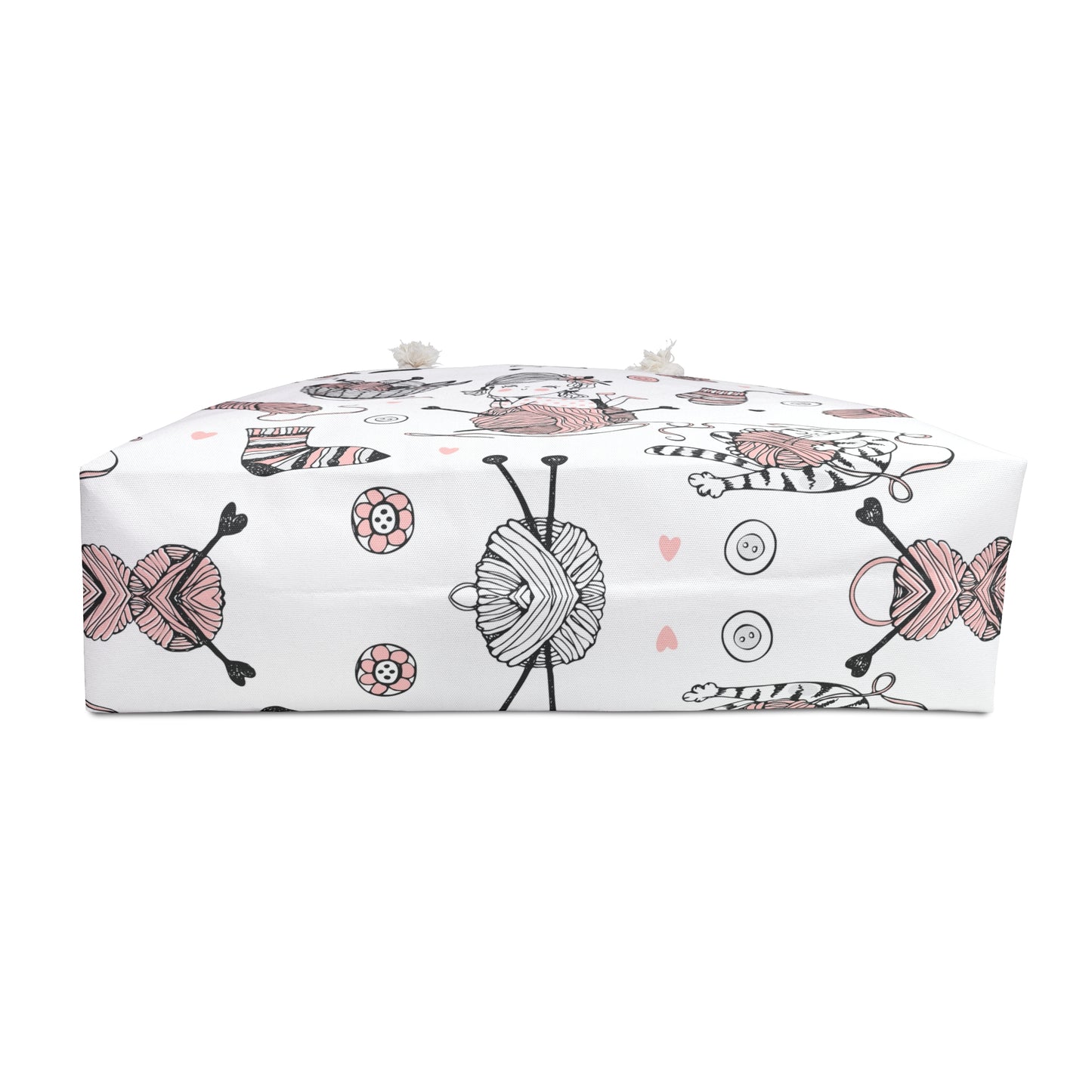 Craft, Crochet, Knitting Storage Bag, Large Yarn Storage Project Bag, Gift for Knitter, Crafter, Crocheter, Yarn Organization, Gift for Mom Bags Printify