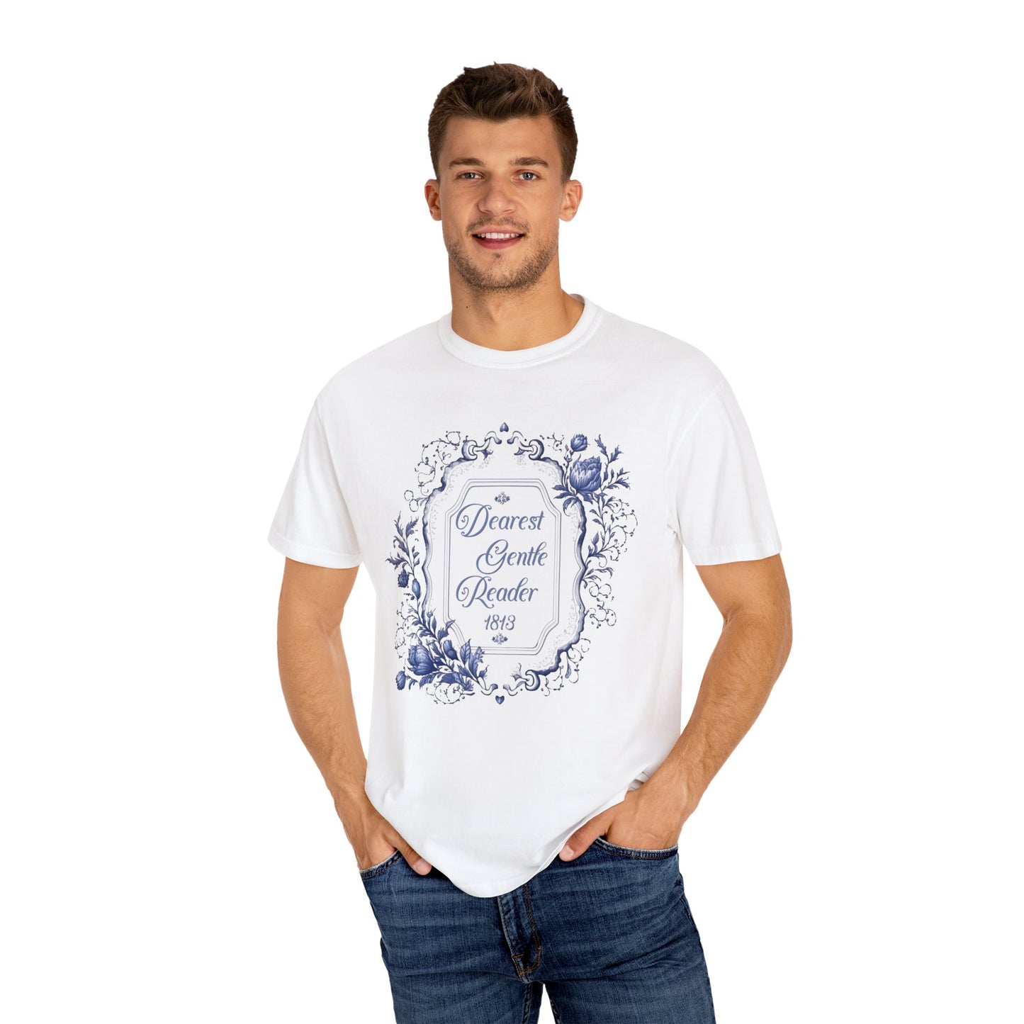 Dearest Gentle Reader Shirt Regency England Ton Society Papers Gift For Bridgerton Fan Historical Drama Romance Reader Gift Bookclub Gift T-Shirt Printify