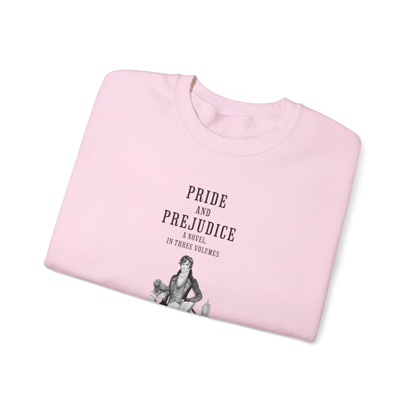 Jane Austen Sweatshirt, Pride & Prejudice Historical Romance Sweater, Bookish Literary Jane Austen Fan Art Gift for Her, Bookclub Shirt Sweatshirt Printify