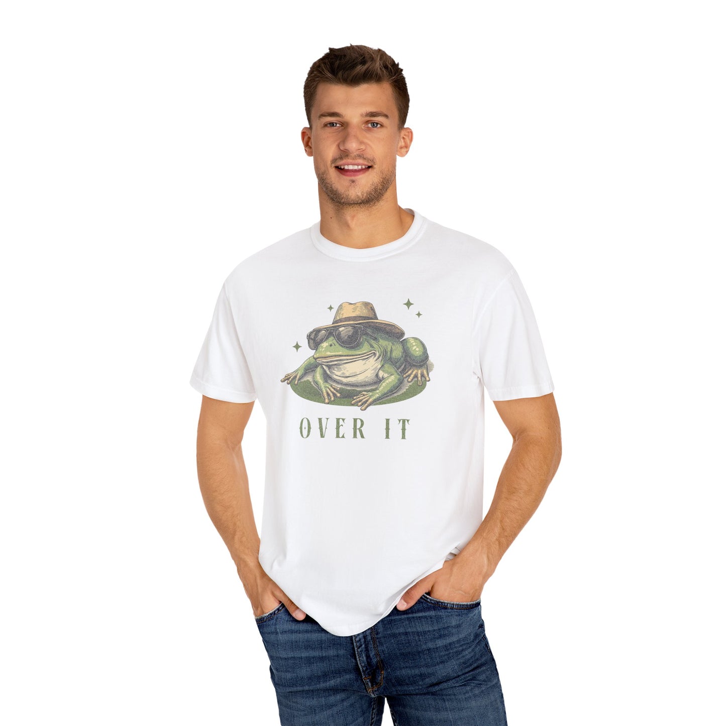 Funny Frog T-Shirt Retro Froggy Meme Shirt Vintage Frog And Toad Aesthetic Frog Lover Gift For Her Over It Vibes Birthday Viral Trendy Shirt T-Shirt Printify