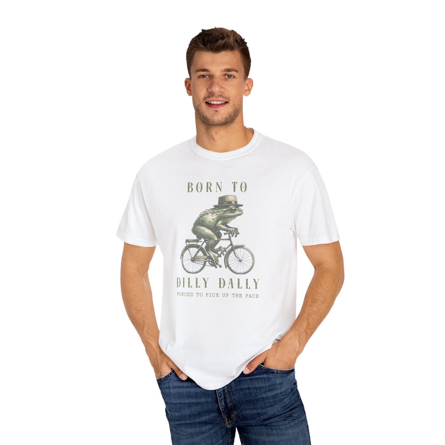 Dilly Dally Funny Frog T-Shirt Retro Froggy Meme Shirt Vintage Frog And Toad Aesthetic Frog Lover Gift For Her Birthday Viral Trendy Shirt T-Shirt Printify