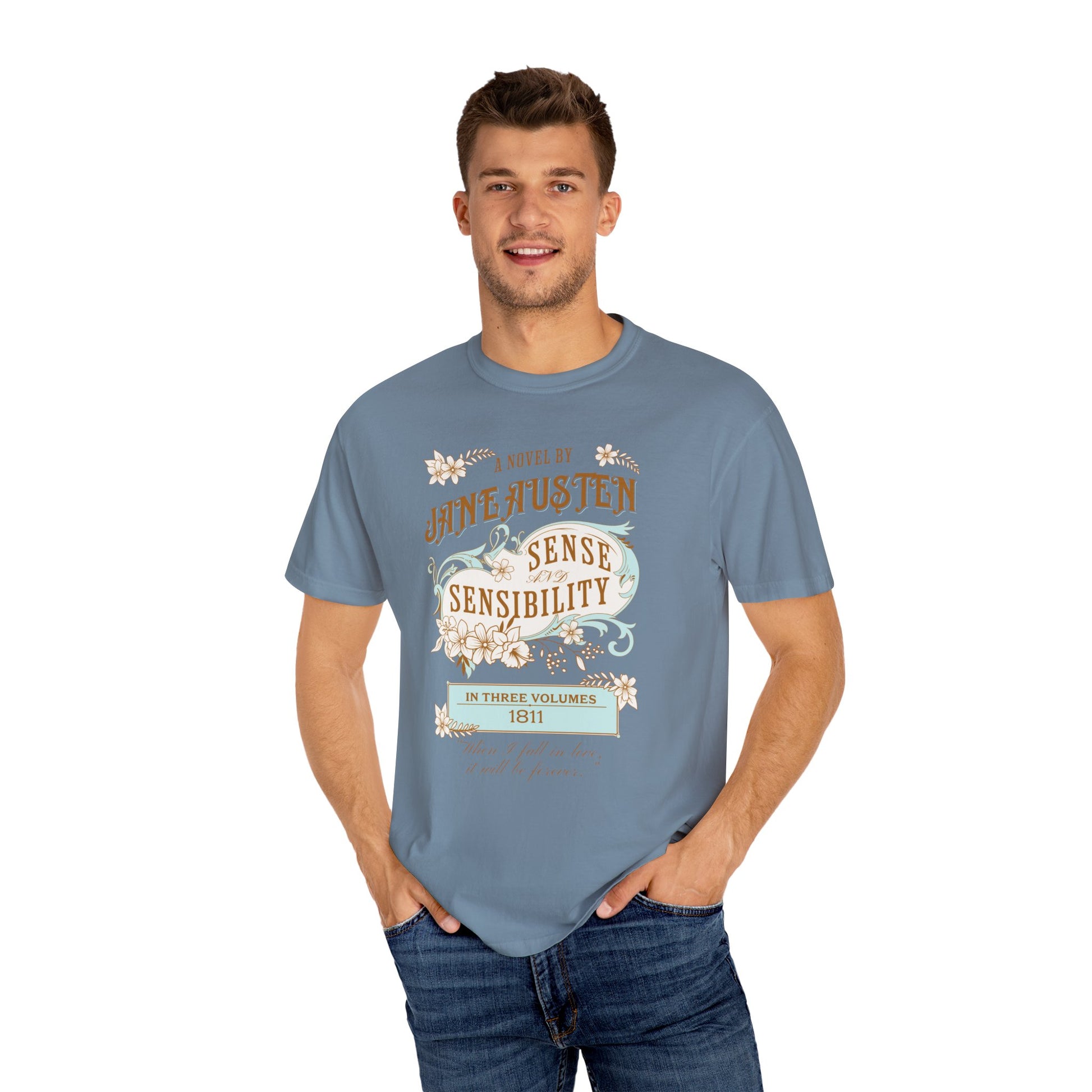 Sense and Sensibility Jane Austen Fan Gift For Historical Romance Reader T-Shirt Printify