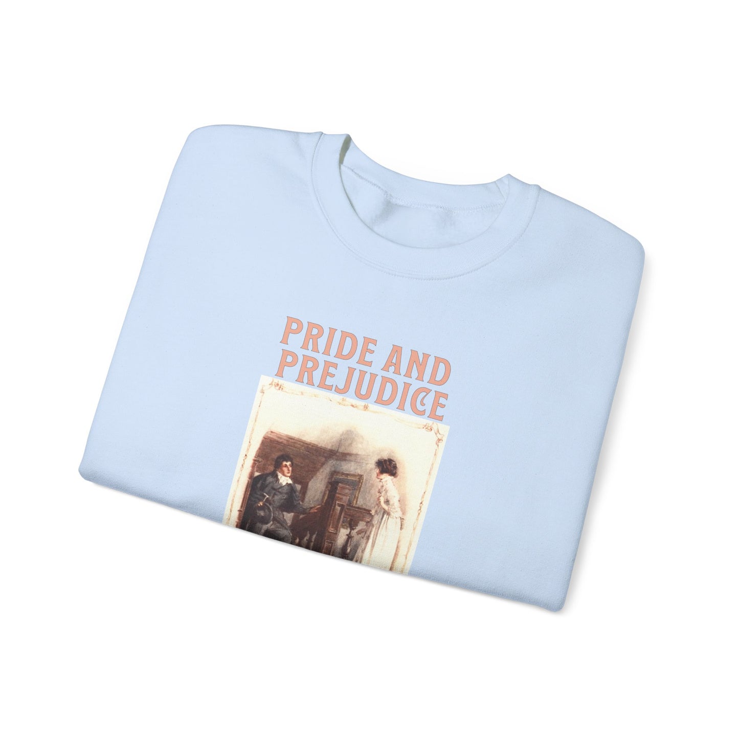 Jane Austen Sweatshirt, Pride & Prejudice Historical Romance Sweater, Bookish Literary Jane Austen Fan Art, Gift for Her, Bookclub Shirt Sweatshirt Printify