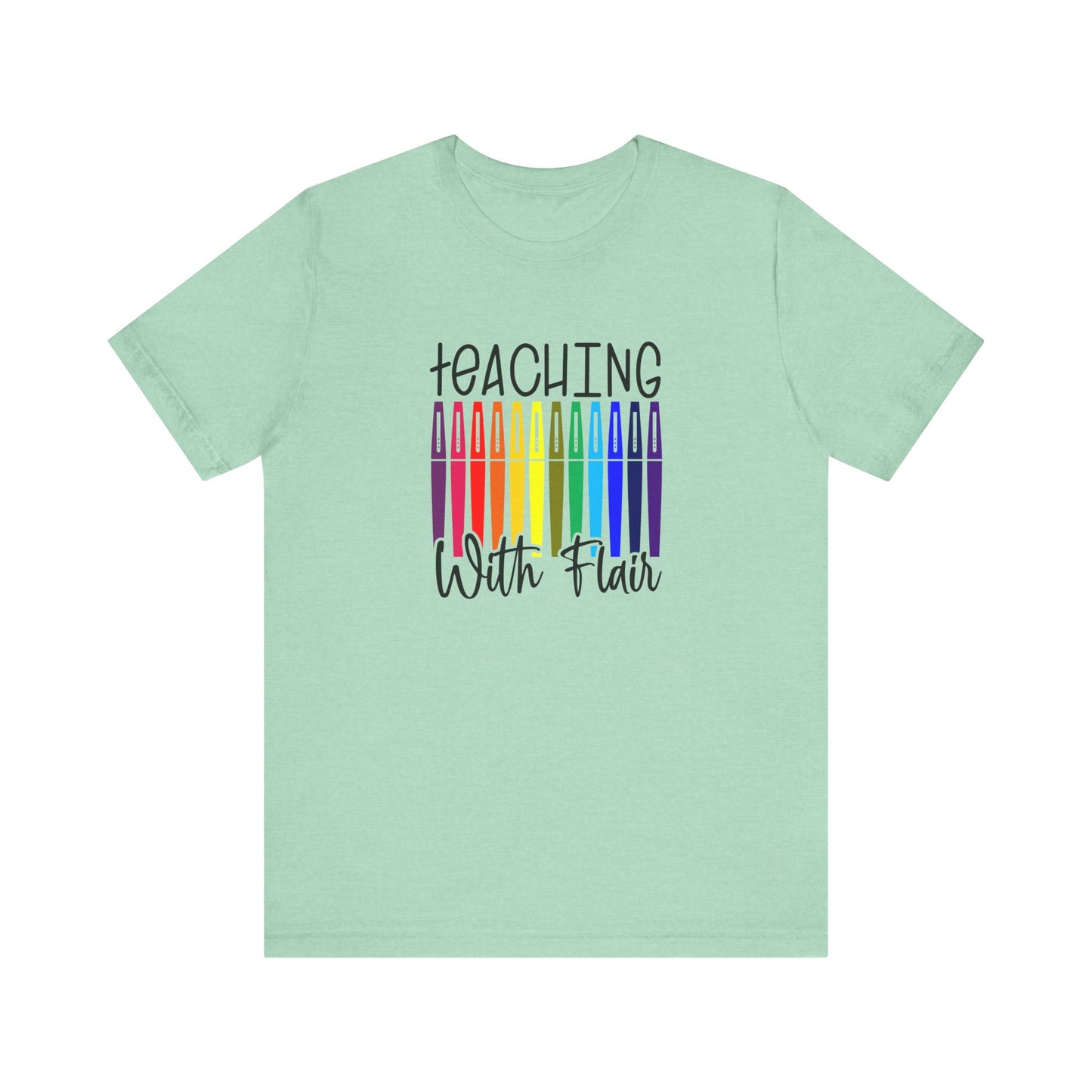 Cute Teacher TShirt Gift, Education Tee, Elementary School Teacher Appreciation, Funny Back To School Shirt, Teacher T-Shirt, Teacher Tee, T-Shirt Printify Heather Mint XS