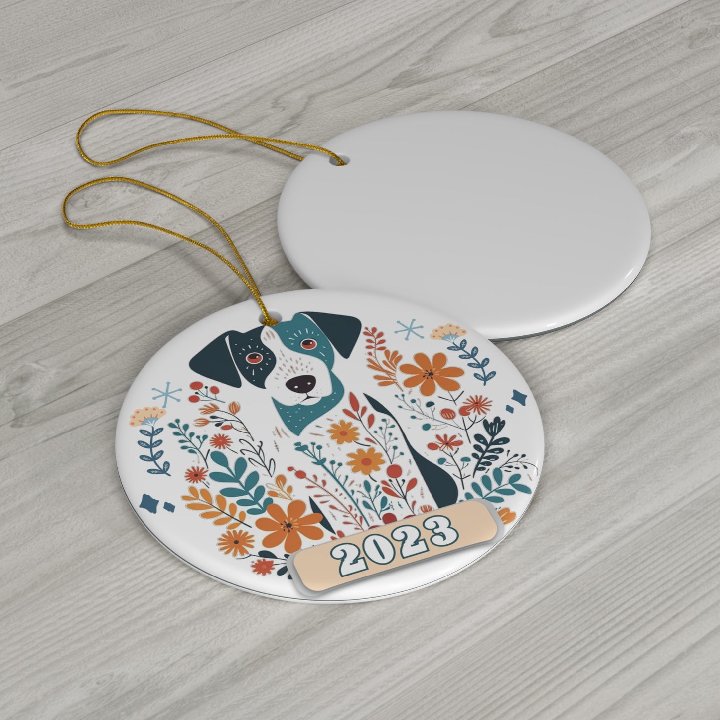 Christmas 2023 Ornament, Scandinavian, Swedish Dog Decor, Holiday Gift Idea, Heirloom Keepsake, Host Gift Exchange, Family Xmas Tree Bauble Home Decor Printify