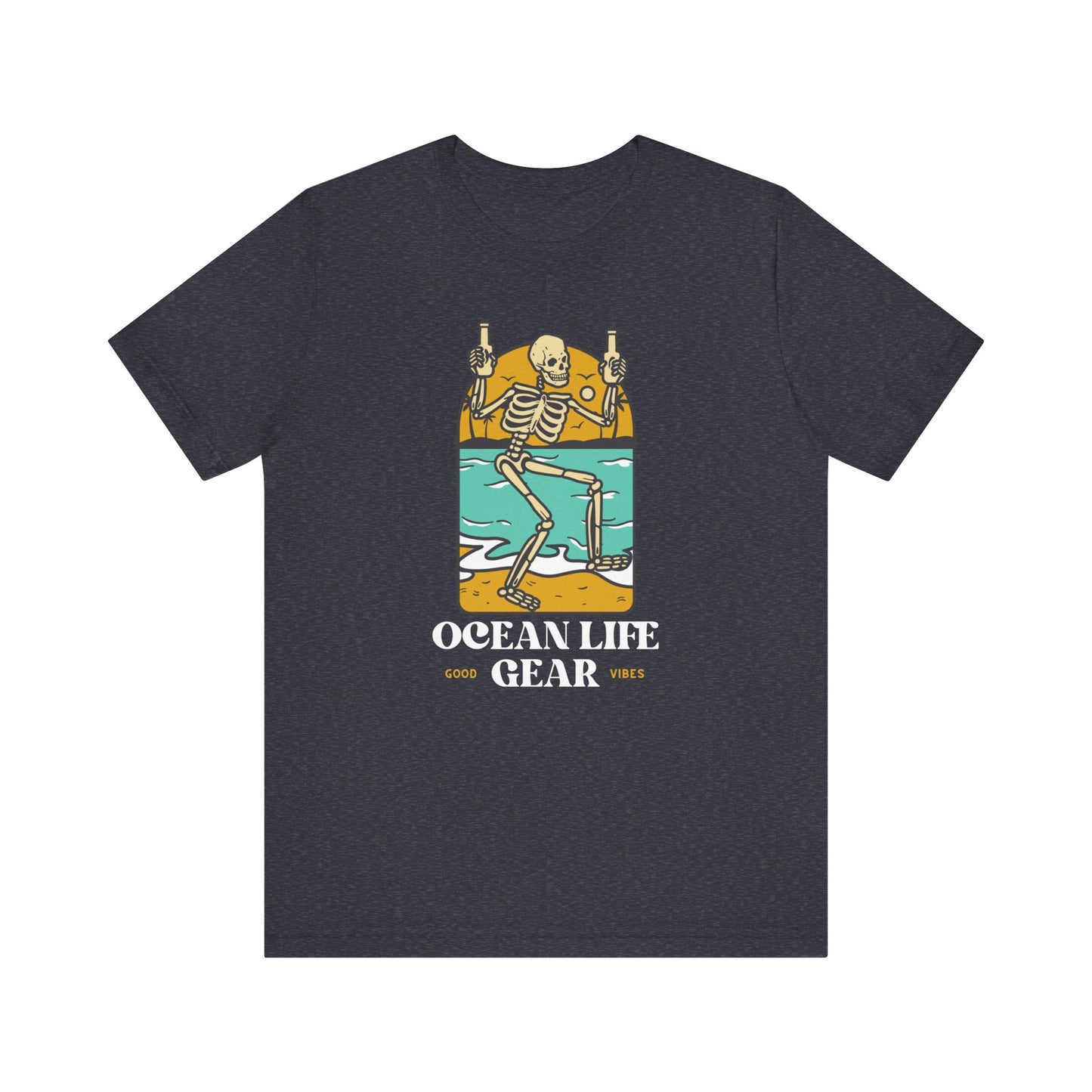 Scuba Diving Gift, Snorkel Tee, Scuba Diving Shirt, Scuba Diver Gift, Ocean Lover TShirt, Gifts For Snorkeler Scuba Divers, Ocean Life Gear T-Shirt Printify Heather Navy XS
