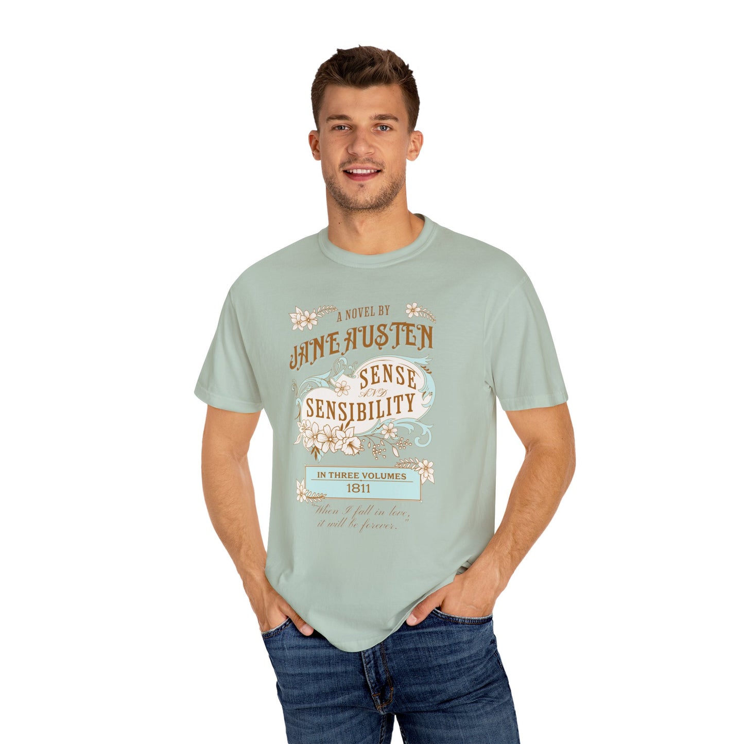 Sense and Sensibility Jane Austen Fan Gift For Historical Romance Reader T-Shirt Printify