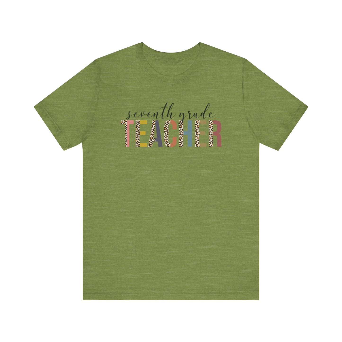 Cute Teacher TShirt Gift, Education Tee, Elementary School Teacher Appreciation, Funny Back To School Shirt, Teacher T-Shirt, Teacher Tee T-Shirt Printify Heather Green XS