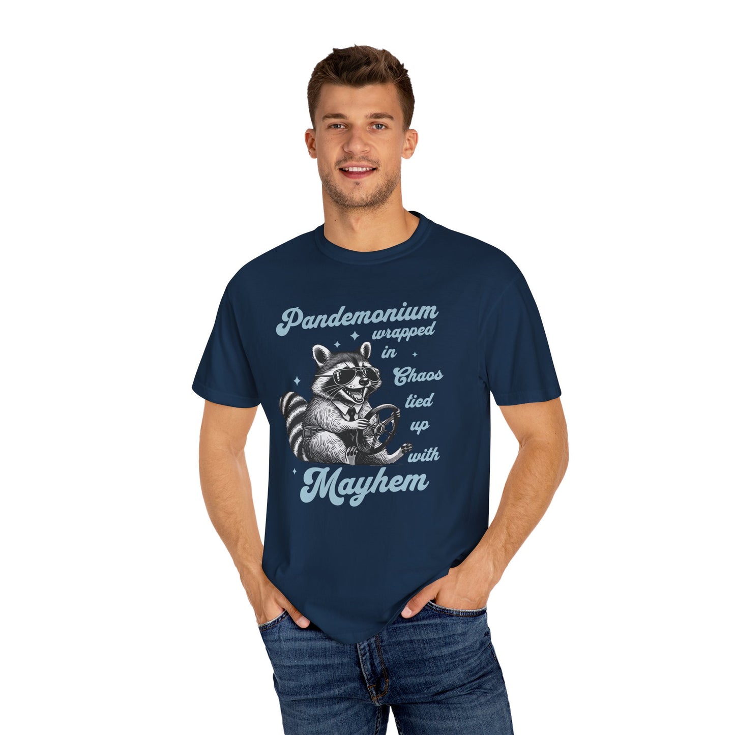 Retro Funny Sarcastic Racoon Lover T-Shirt Trash Panda Funny Animal Lover Shirt Unique Gift for Animal Lovers Viral Trendy Gift For Birthday