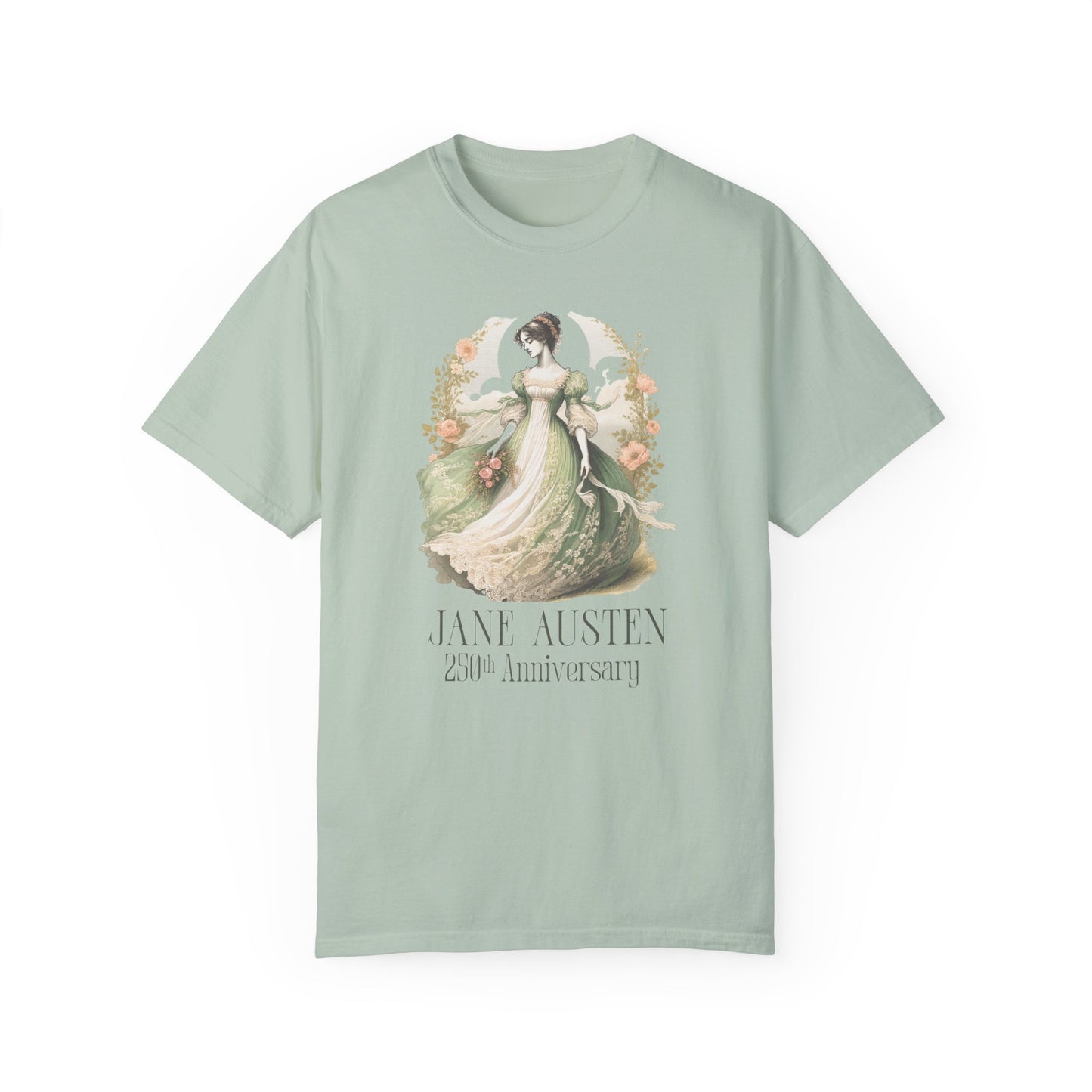 Jane Austen T-Shirt 250th Anniversary Gift For Her Birthday Historical Romance Tee Bookish Literary Gift Bookclub Booknerd Book Lover Shirt T-Shirt Printify Bay S