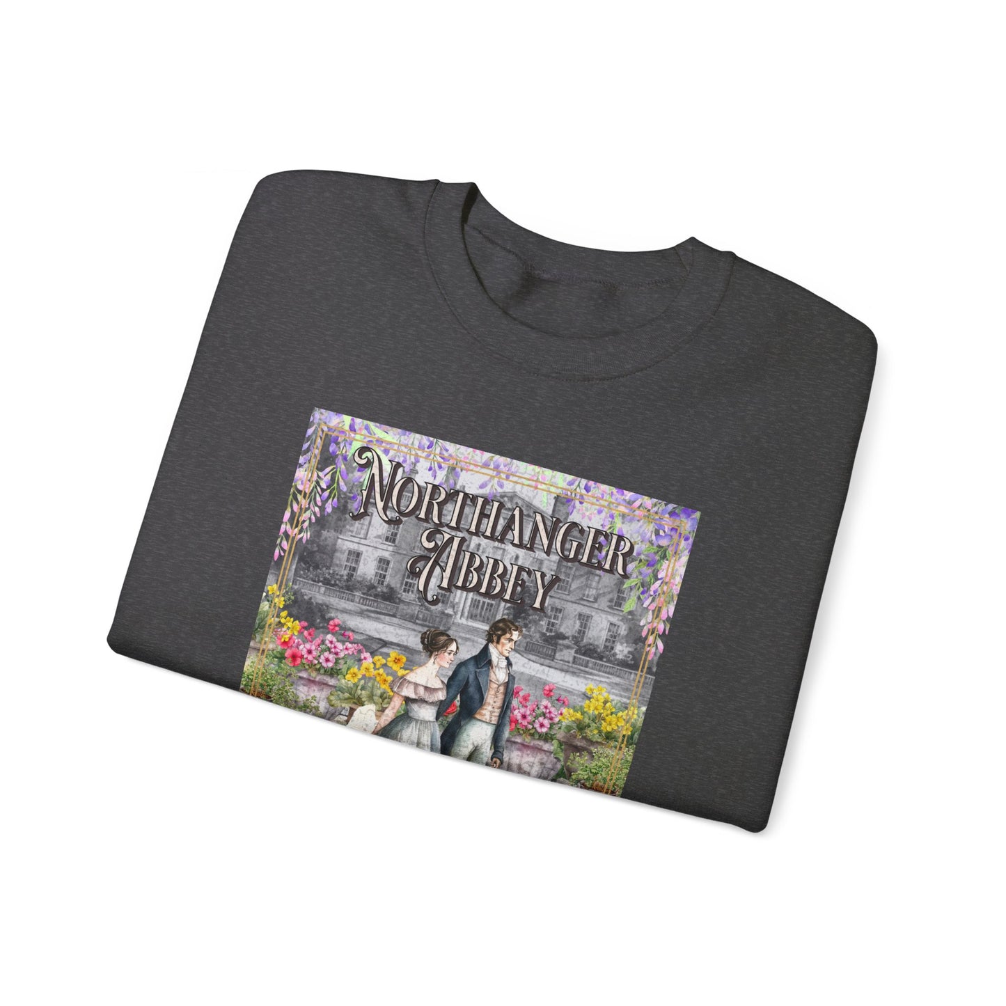 Jane Austen Sweatshirt, Northanger Abbey Historical Romance Sweater, Bookish Literary Jane Austen Fan Art Gift, Gift for Her, Bookclub Shirt Sweatshirt Printify