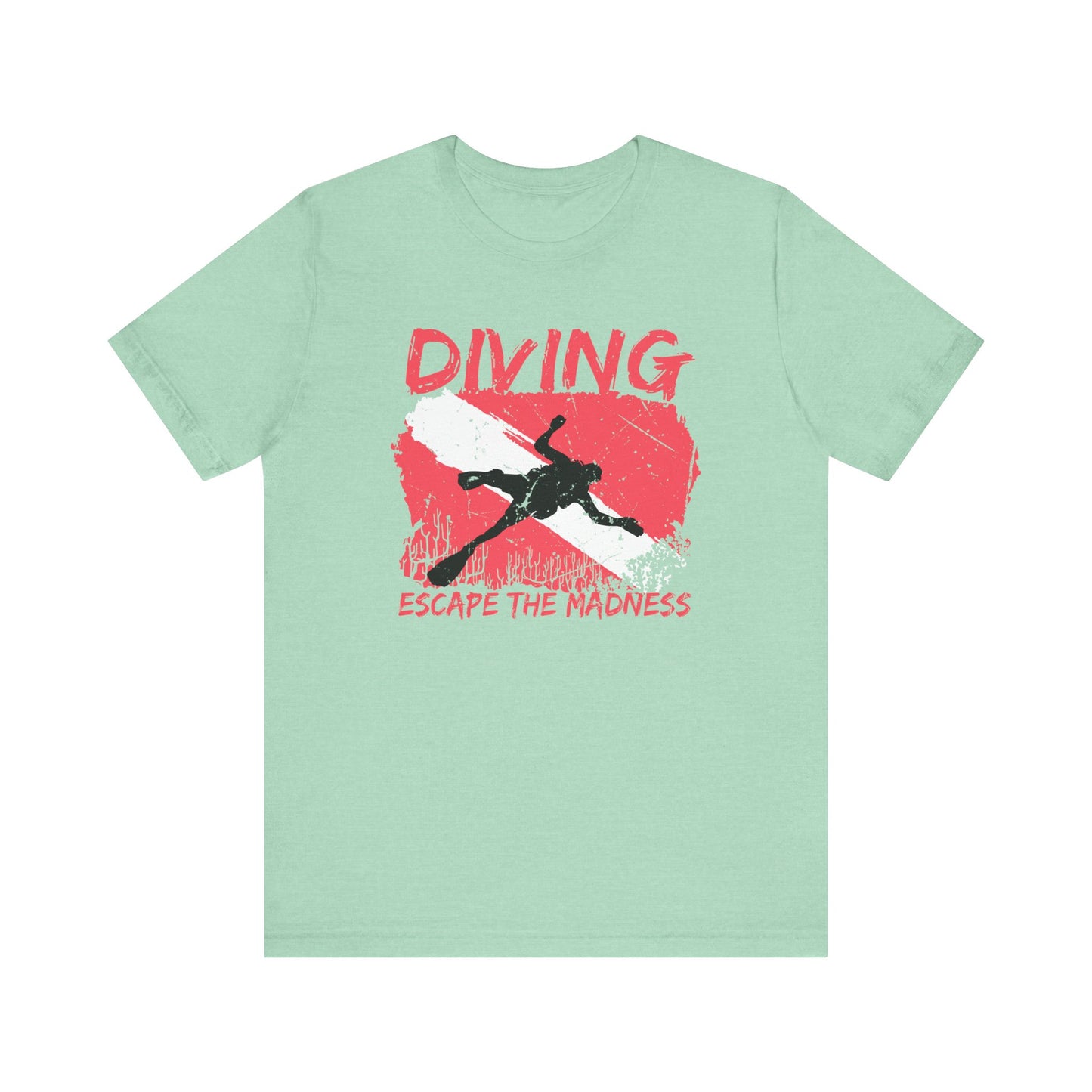 Scuba Diving Gift, Scuba Diving Shirt, Scuba Diver Gift, Diver TShirt, Gifts For Scuba Divers, Ocean Scuba Diving Shirt, Ocean Life Gear T-Shirt Printify Heather Mint XS