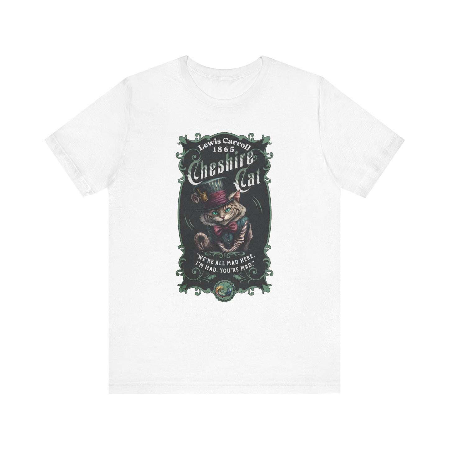 3001 Unisex Jersey Short Sleeve Tee Alice in Wonderland T-Shirt Printify White S