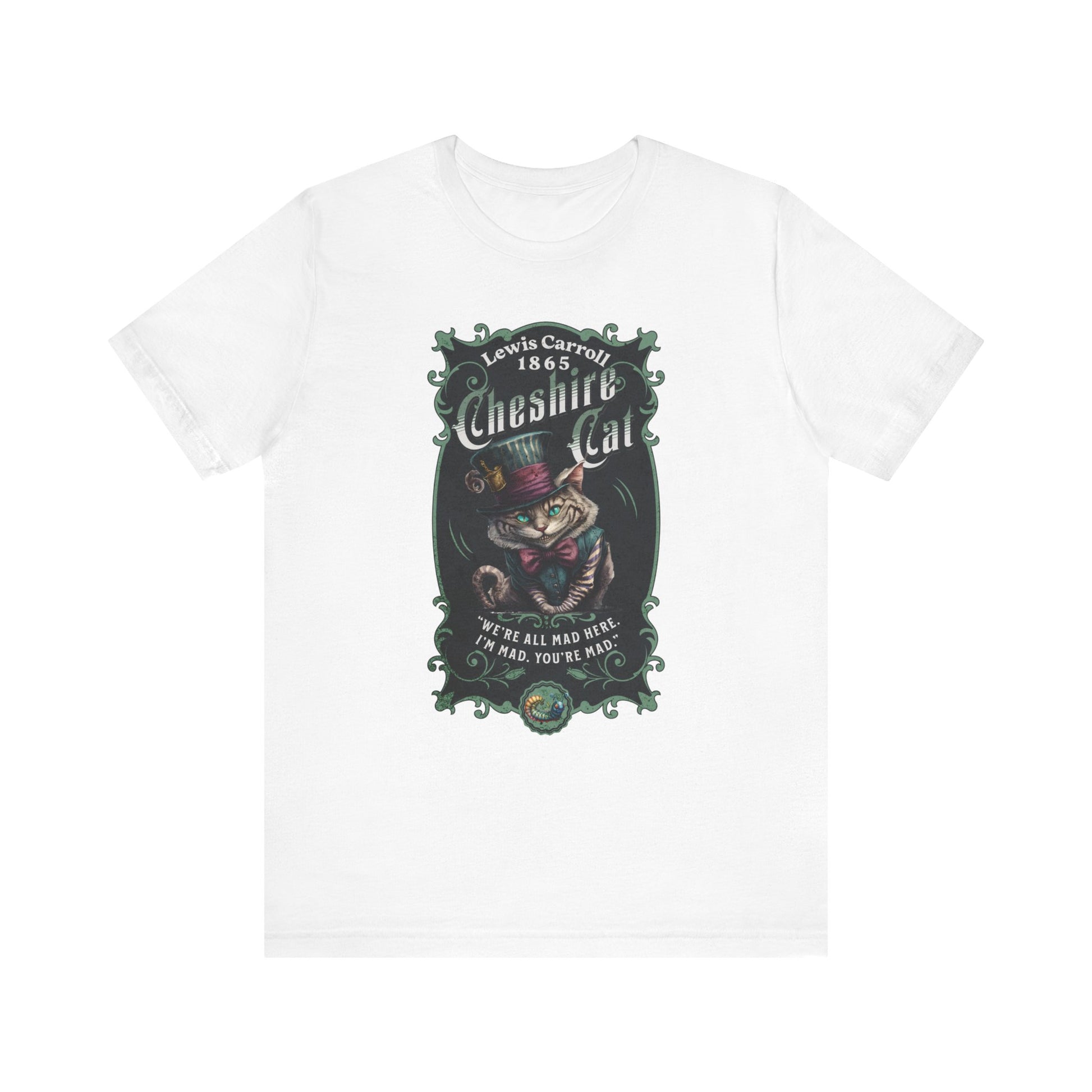 3001 Unisex Jersey Short Sleeve Tee Alice in Wonderland T-Shirt Printify White S