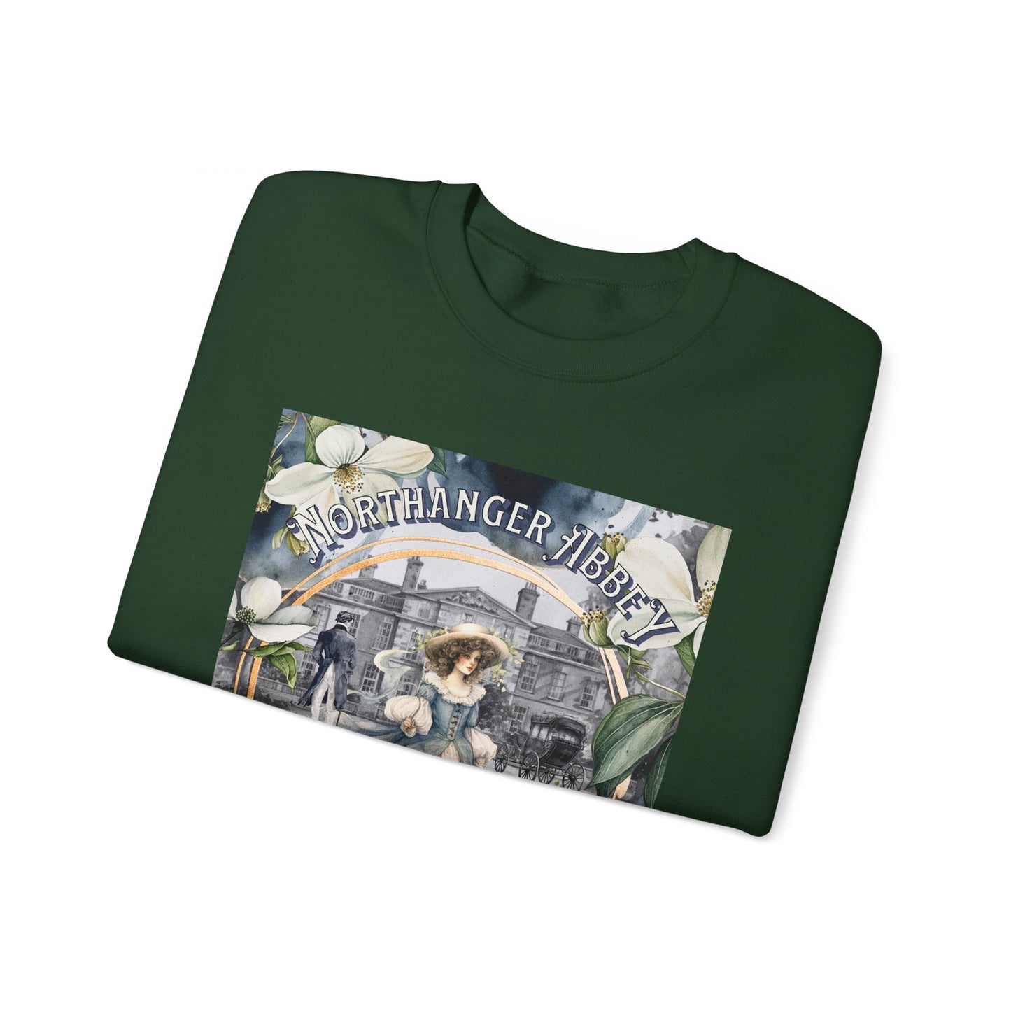 Jane Austen Sweatshirt, Northanger Abbey Historical Romance Sweater, Bookish Literary Jane Austen Fan Art Gift, Gift for Her, Bookclub Shirt Sweatshirt Printify