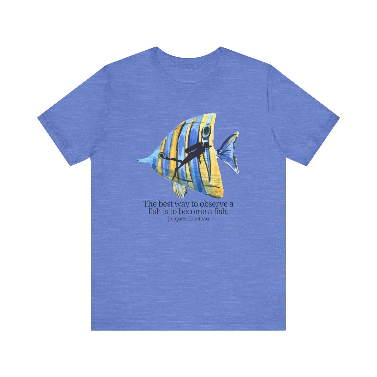 Scuba Diving Gift, Scuba Diving Shirt, Scuba Diver Gift, Diver TShirt, Gifts For Scuba Divers, Ocean Scuba Diving Shirt, Funny Diving Shirt T-Shirt Printify Heather Columbia Blue XS