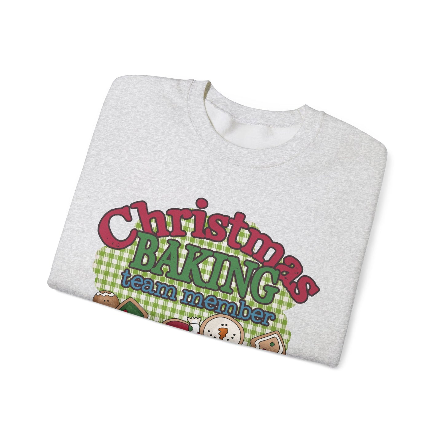 Christmas Baking Team Sweatshirt, Christmas Baking Crew Matching Sweater, Christmas Baking Women's Christmas Shirts, Christmas Cookie Crew Sweatshirt Printify