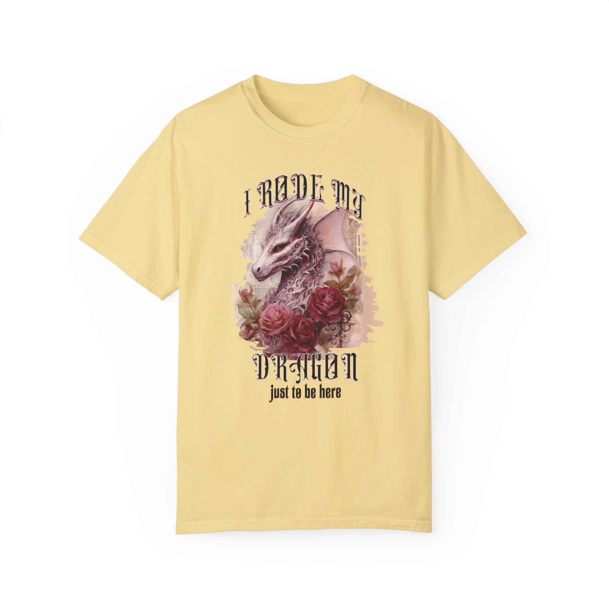 Renaissance Faire T-Shirt Coquette Dragon Shirt Renfaire Festival Tee Fantasy Shirt Gift for Dragon Lovers Unique Graphic Party T-Shirt T-Shirt Printify Butter S