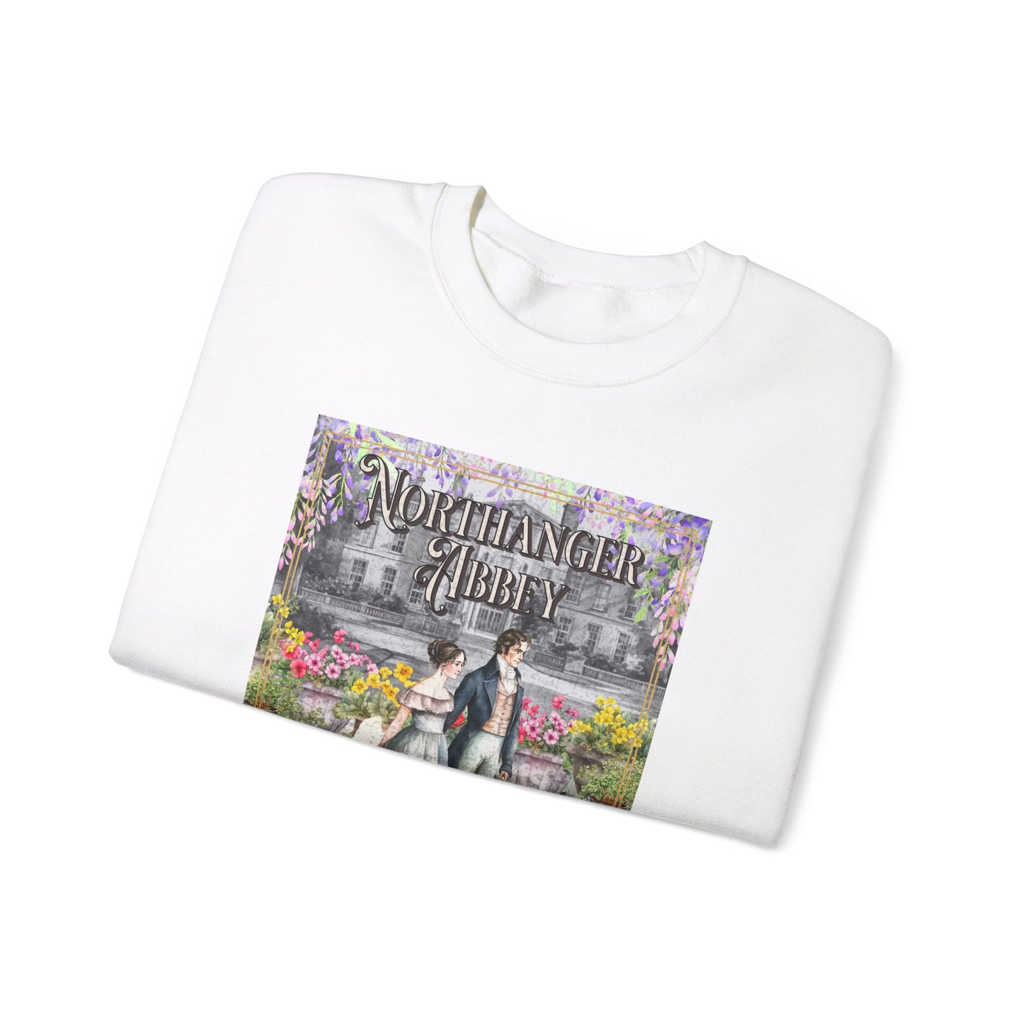 Jane Austen Sweatshirt, Northanger Abbey Historical Romance Sweater, Bookish Literary Jane Austen Fan Art Gift, Gift for Her, Bookclub Shirt Sweatshirt Printify