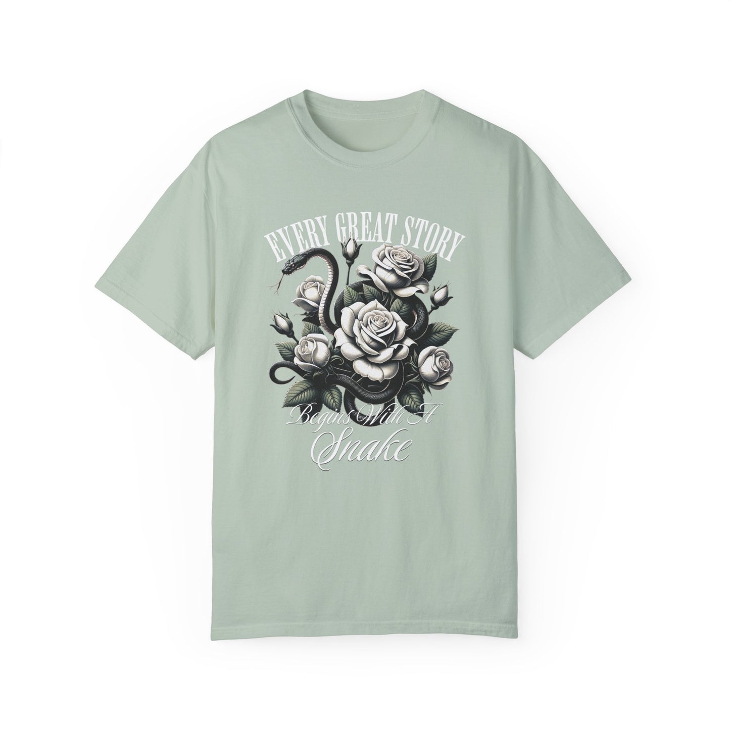 Snake Romance TShirt Romantasy Reader Dark Gift For Morally Grey Dark Fantasy Romance Novel Lover Haunting Goth Romance Shirt For Book Club T-Shirt Printify