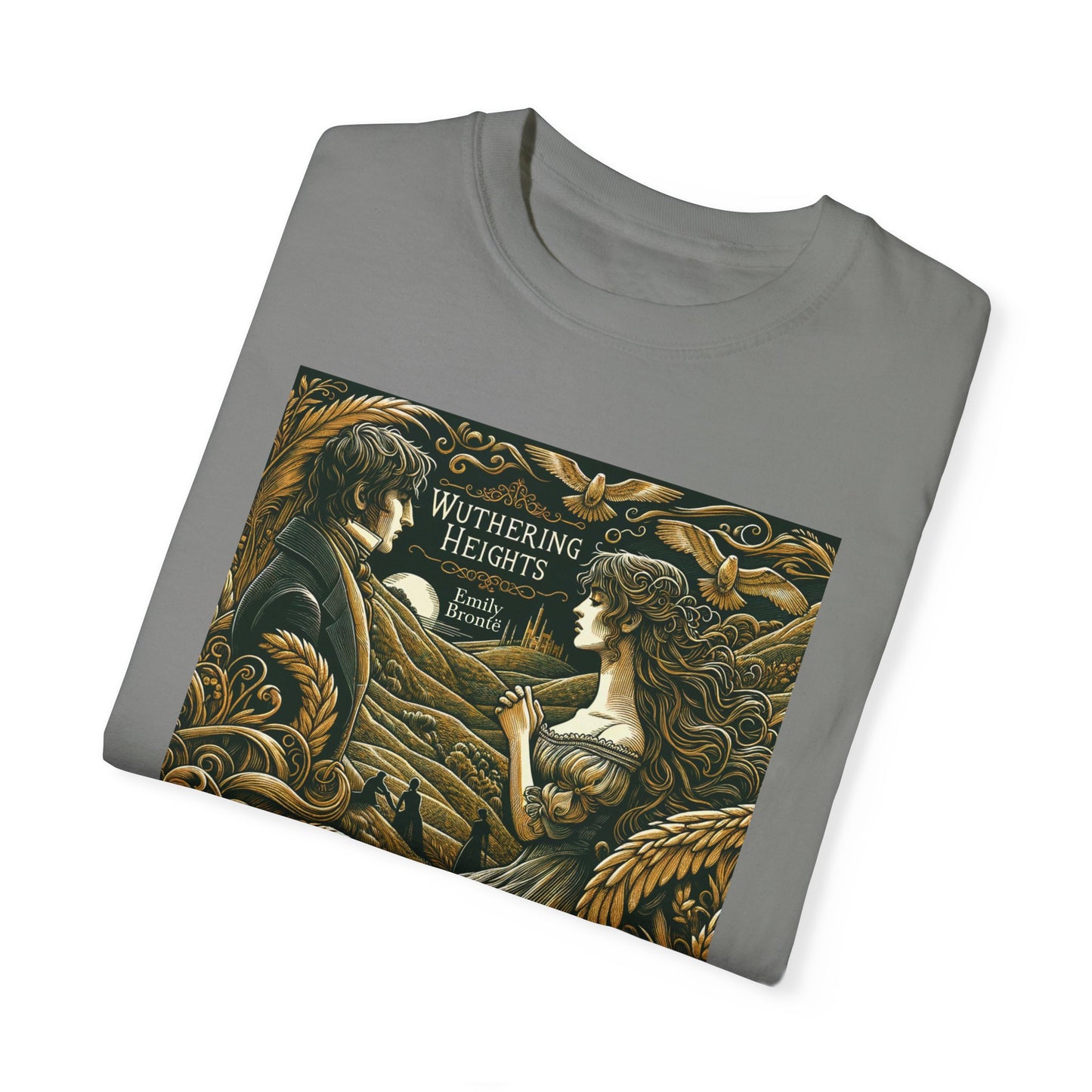 Wuthering Heights T-Shirt Emily Brontë Romantasy Literarure Shirt Bookish Academia Gift For Her Birthday Heathcliffe Bookclub Booknerd Tee