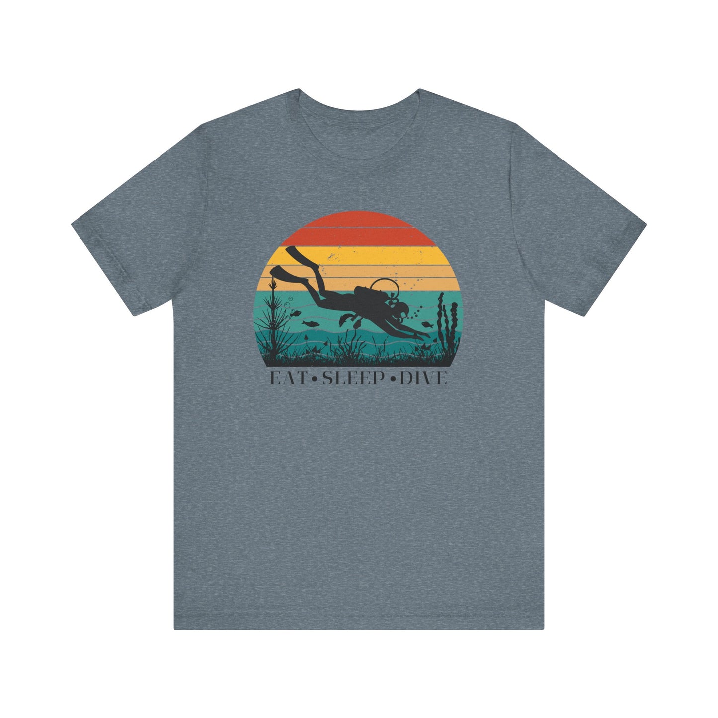 Scuba Diving Gift, Scuba Diving Shirt, Scuba Diver Gift, Diver TShirt, Gifts For Scuba Divers, Ocean Scuba Diving Shirt, Ocean Life Gear T-Shirt Printify Heather Slate XS