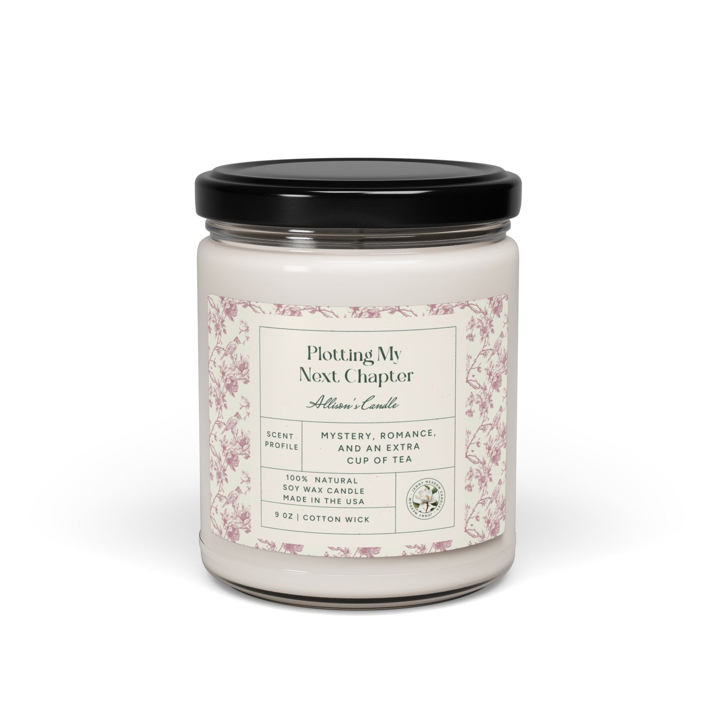 Personalized Soy Candle Funny Book Lover Gift For Mom Custom Gift Book Club Gift For Her Birthday Booknerd Candle Gift For Author Writer Home Decor Printify Cinnamon Vanilla 9oz