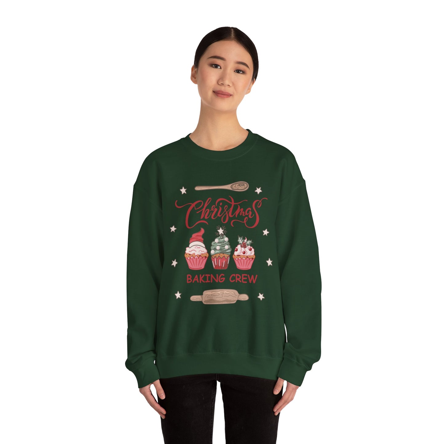 Christmas Baking Crew Sweatshirt, Family Christmas Baking Team Matching Sweater, Christmas Baking Christmas Shirts, Christmas Cookie Crew Sweatshirt Printify