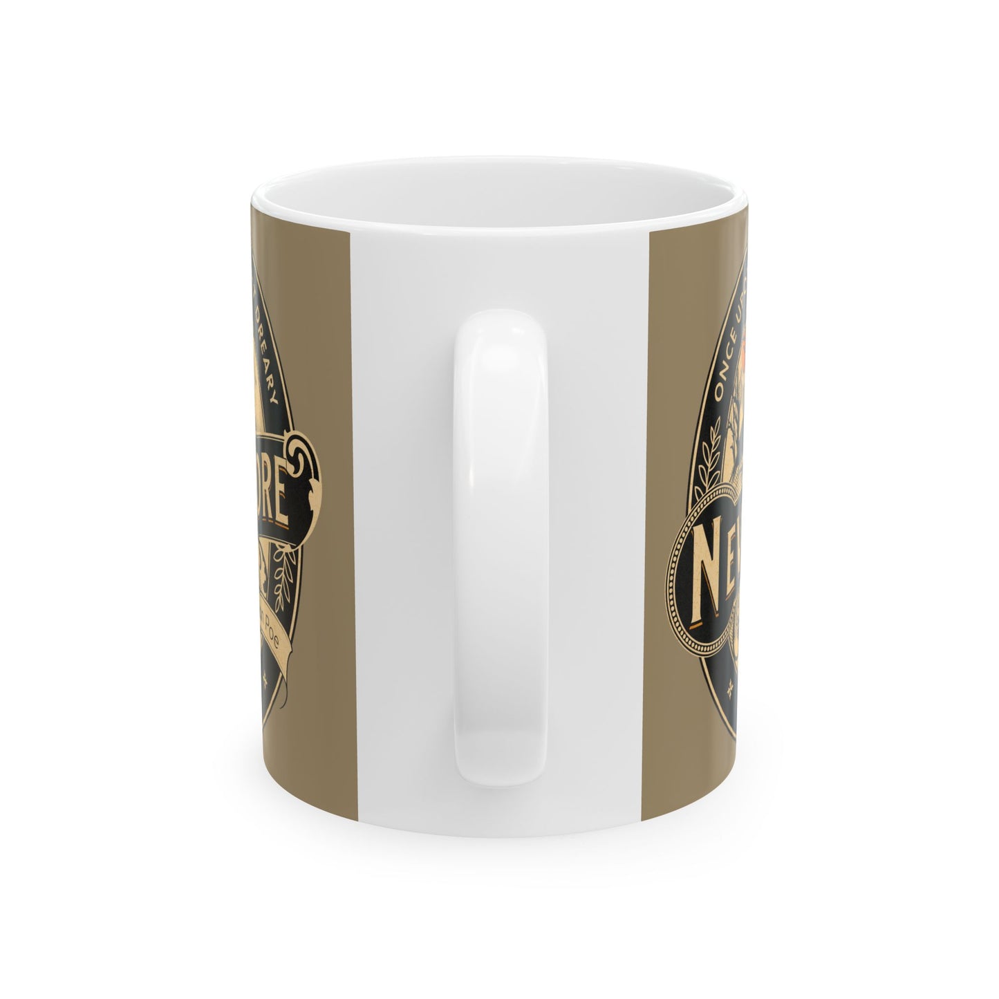 Edgar Allan Poe Coffee Mug Nevermore The Raven Coffee Cup Gift For Book Lover Reader Gifts For Gothic Dark Academia Bookish Birthday Gift Mug Printify