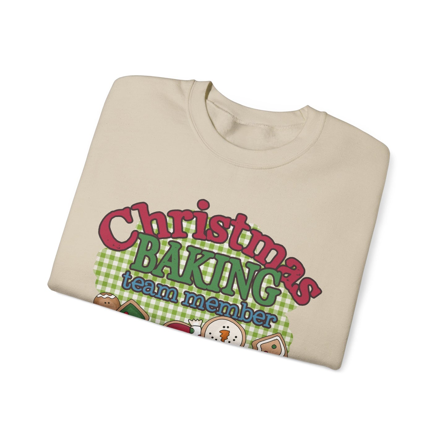 Christmas Baking Team Sweatshirt, Christmas Baking Crew Matching Sweater, Christmas Baking Women's Christmas Shirts, Christmas Cookie Crew Sweatshirt Printify
