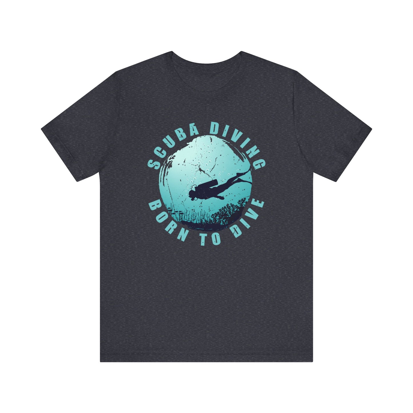 Scuba Diving Gift, Scuba Diving Shirt, Scuba Diver Gift, Diver TShirt, Gifts For Scuba Divers, Ocean Scuba Diving Shirt, Ocean Life Gear T-Shirt Printify Heather Navy XS
