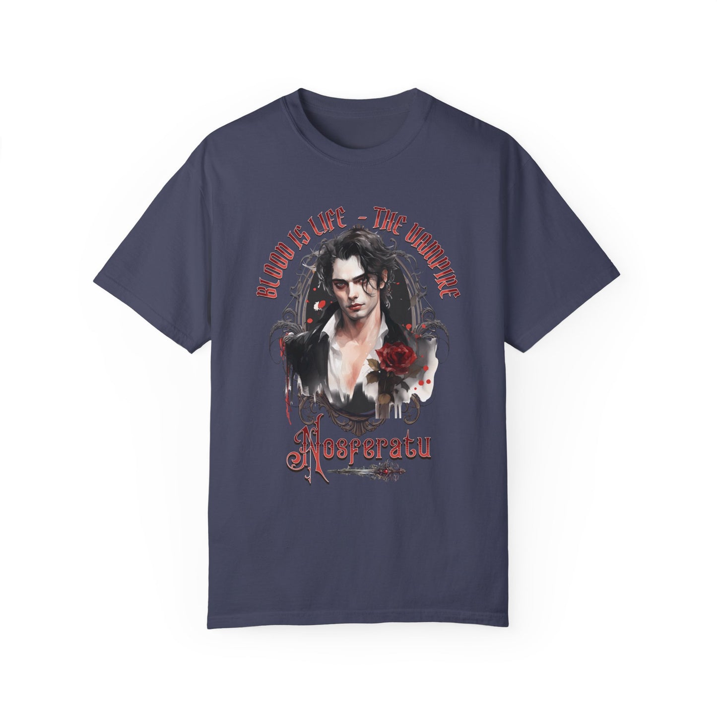 Vampire Nosferatu TShirt Dark Romance Gift For Vampire Lovers Mystic Falls Shirt Halloween Gift For Her Party Paranormal Romance Reader Gift T-Shirt Printify