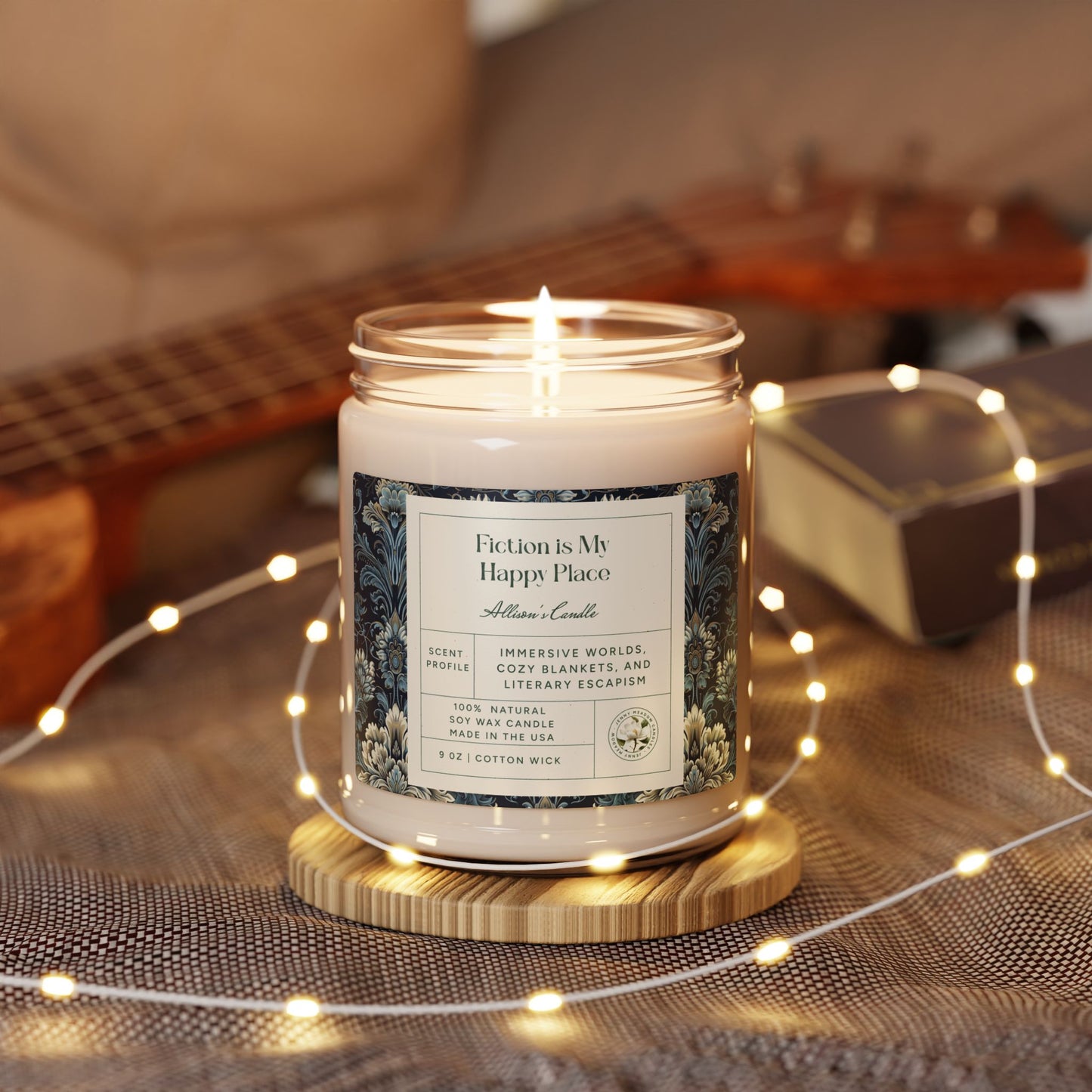 Personalized Soy Candle Funny Book Lover Gift For Mom Custom Gift Book Club Gift For Her Birthday Booknerd Candle Gift For Reader Bookworm