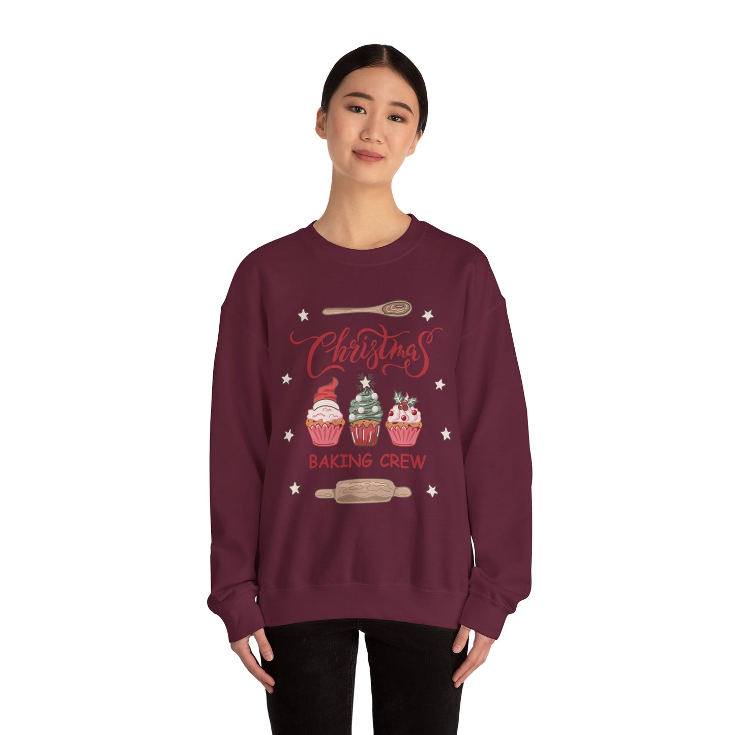 Christmas Baking Crew Sweatshirt, Family Christmas Baking Team Matching Sweater, Christmas Baking Christmas Shirts, Christmas Cookie Crew Sweatshirt Printify