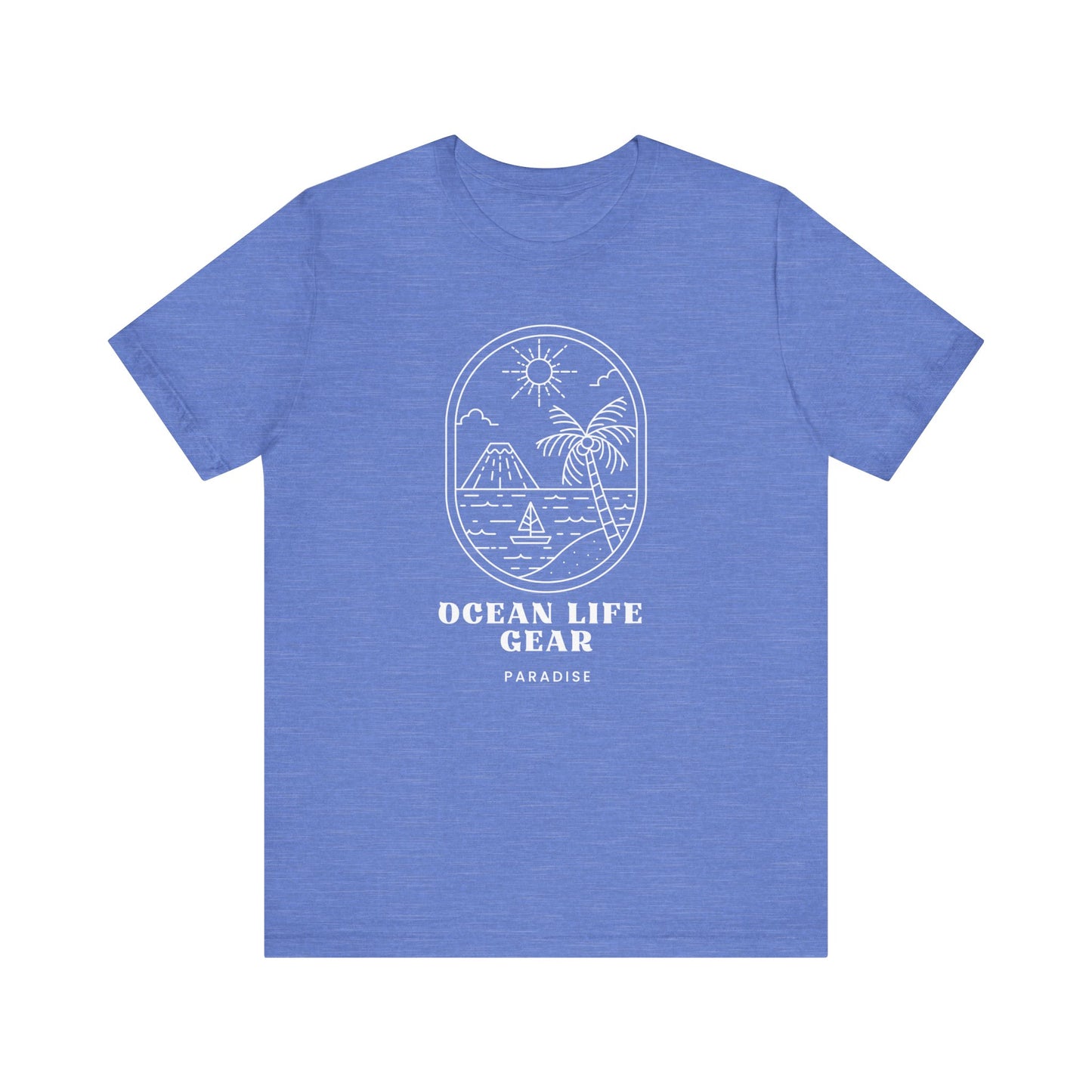 Scuba Diving Gift, Snorkel Tee, Scuba Diving Shirt, Scuba Diver Gift, Ocean Lover TShirt, Gifts For Snorkeler Scuba Divers, Ocean Life T-Shirt Printify Heather Columbia Blue XS