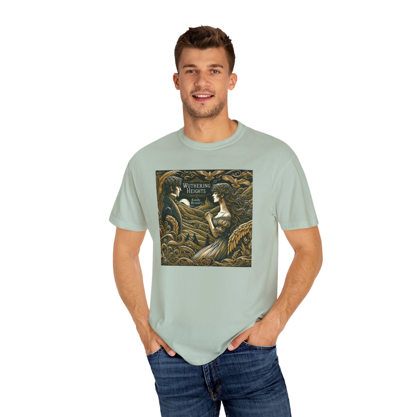 Wuthering Heights T-Shirt Emily Brontë Romantasy Literarure Shirt Bookish Academia Gift For Her Birthday Heathcliffe Bookclub Booknerd Tee