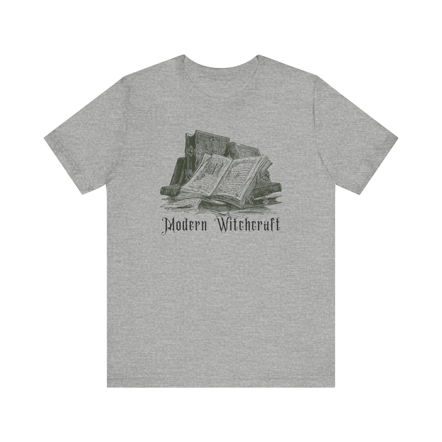 Halloween Vintage Witches Spell Books TShirt, Spooky Season Tee, Trick or Treating Shirt, Halloween Party T-Shirt, Modern Witchcraft T Shirt T-Shirt Printify Athletic Heather XS