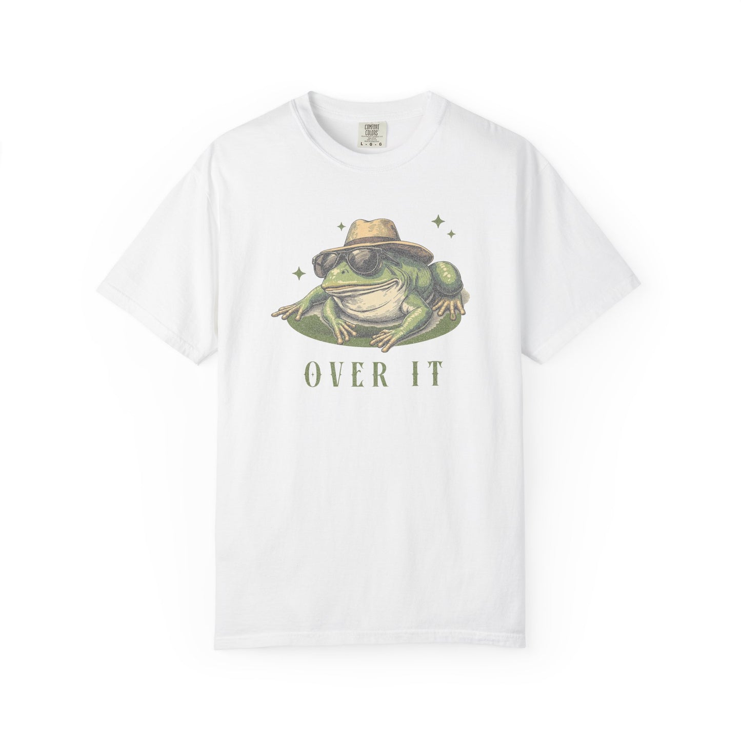 Funny Frog T-Shirt Retro Froggy Meme Shirt Vintage Frog And Toad Aesthetic Frog Lover Gift For Her Over It Vibes Birthday Viral Trendy Shirt T-Shirt Printify White S