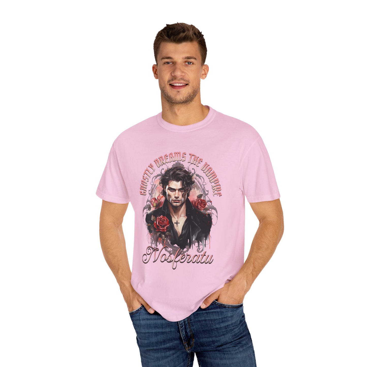 Vampire Nosferatu TShirt Dark Romance Gift For Vampire Lovers Mystic Falls Shirt Halloween Gift For Her Party Paranormal Romance Reader Gift T-Shirt Printify
